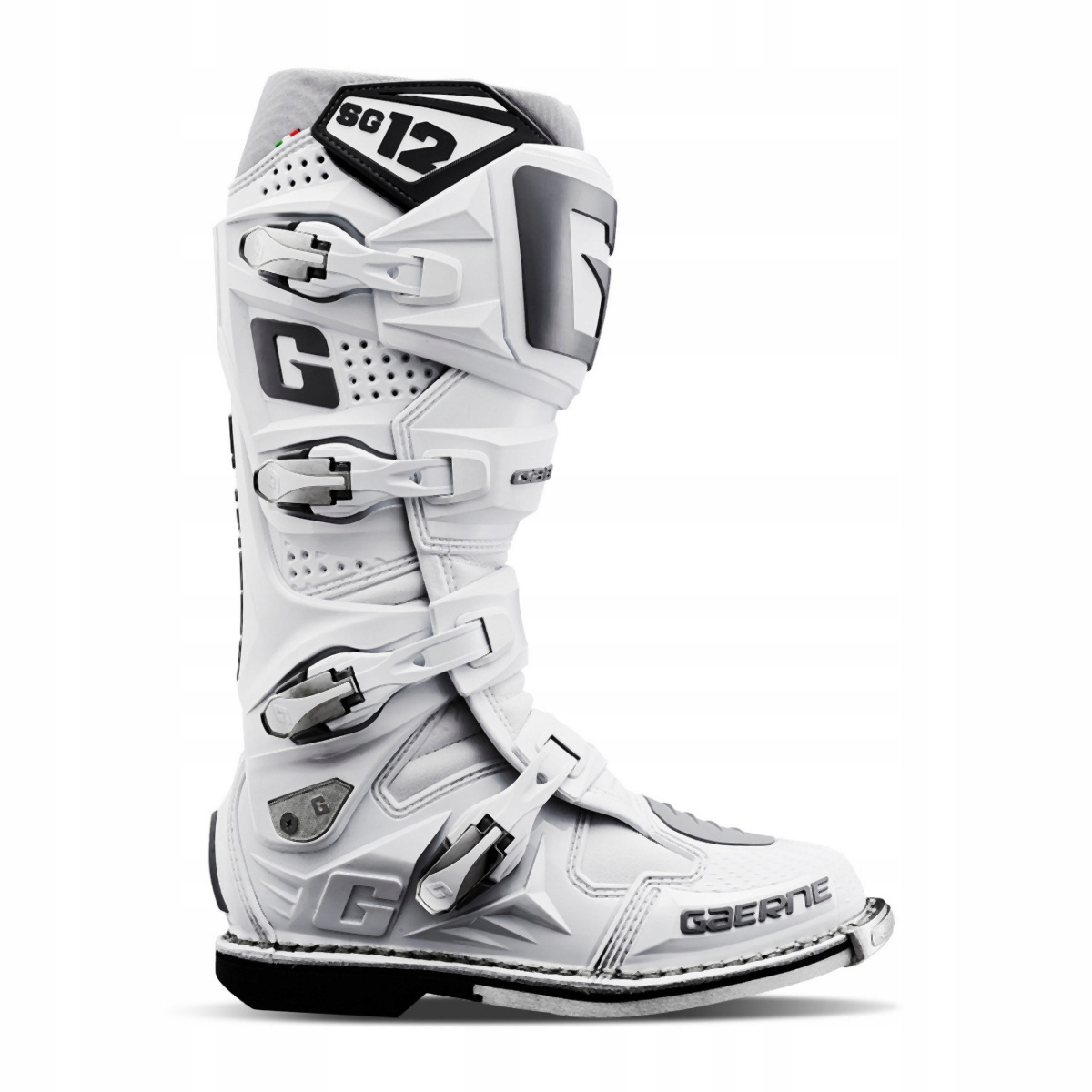 Gaerne Topánky Cross/enduro Model SG-12 White Farba Biela Veľkosť 47