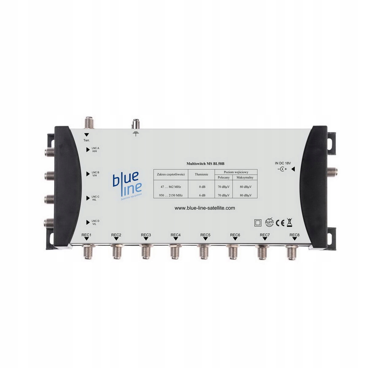 Multiswitch 5/8 Ms BL58B Blue Line