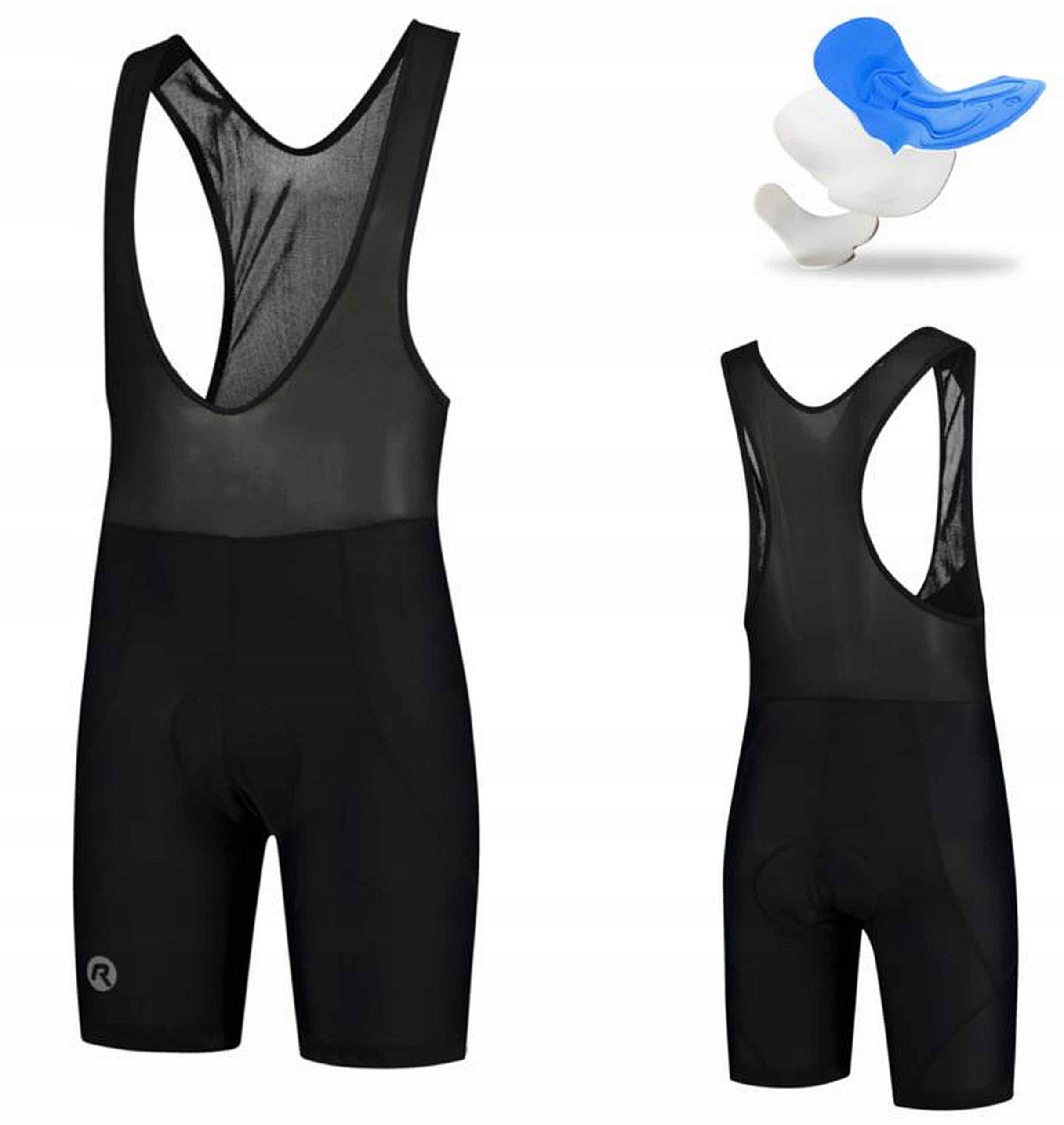 Rogelli Core Kraťasy na kolo s ramenními popruhy a vložkou velikost L