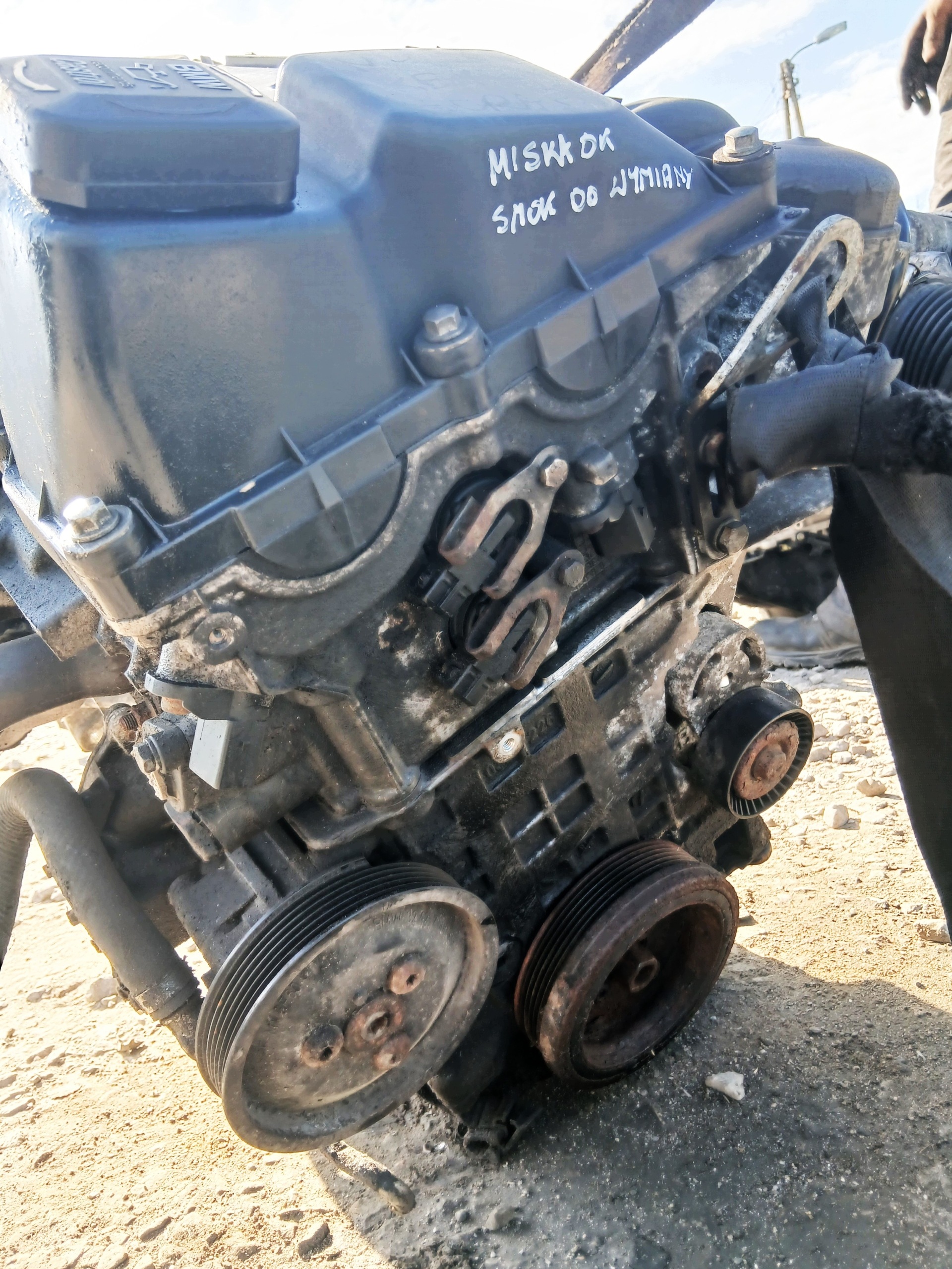 BMW E87 E90 1.6 2004 N45B16AB engine complete KPL 176 TYS KM