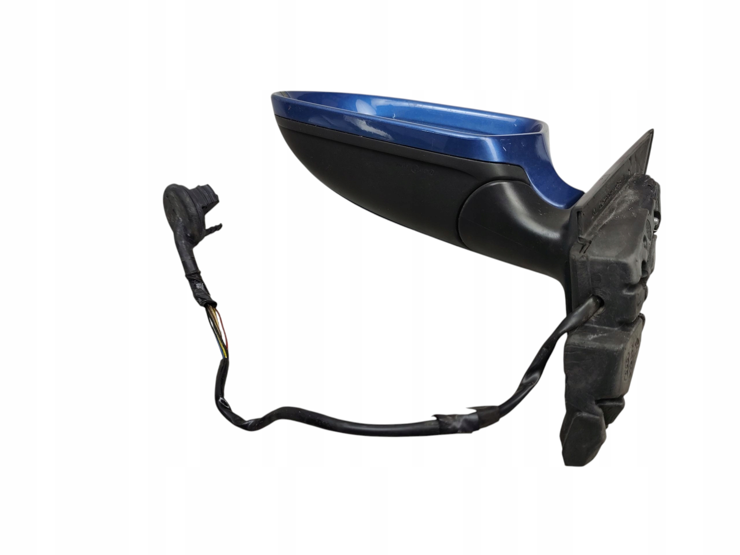 mirror left AUDI A3 8P LIFT (2008-2012) 6 PIN EUROPA blue