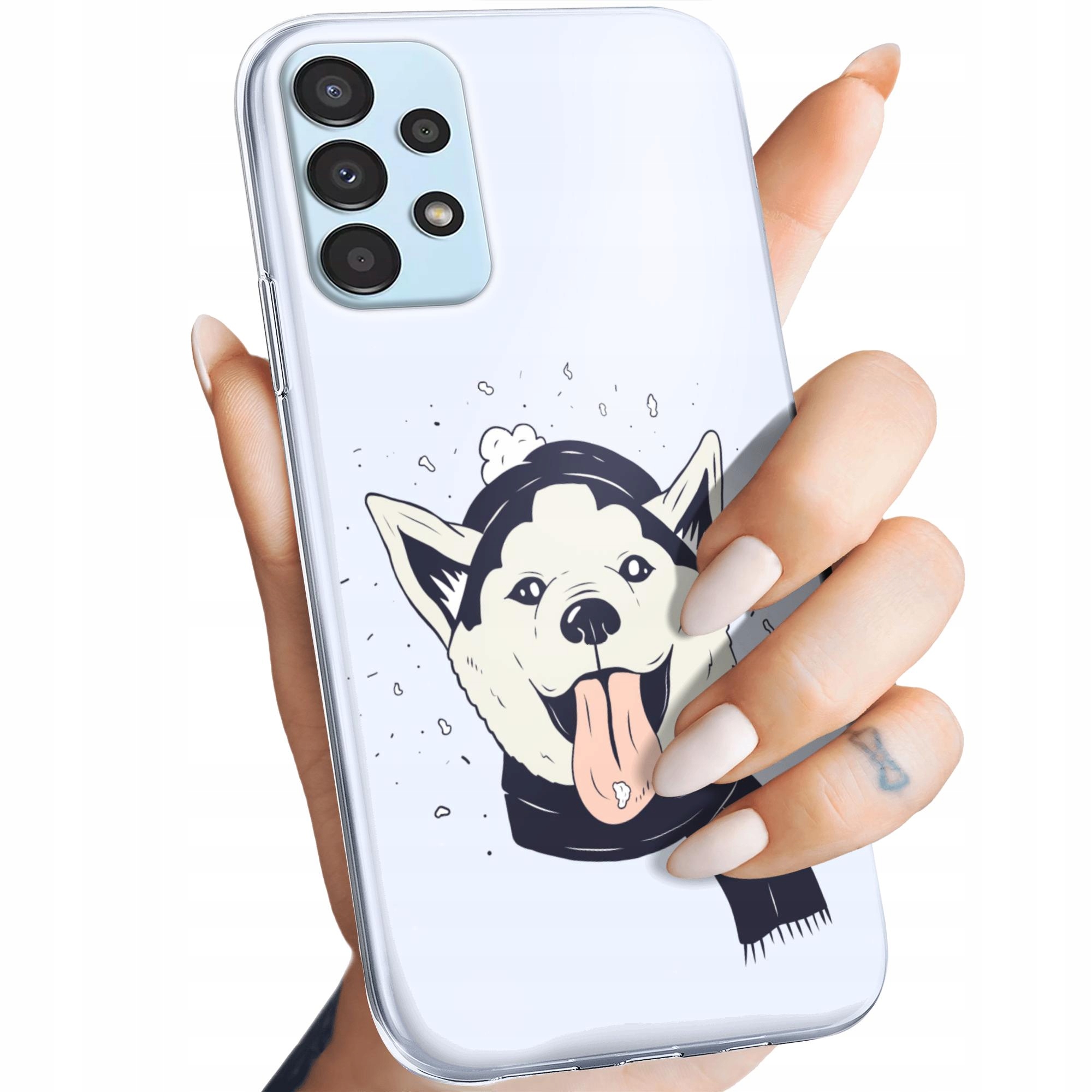 

Etui do Samsung Galaxy A13 4G Husky psy Case