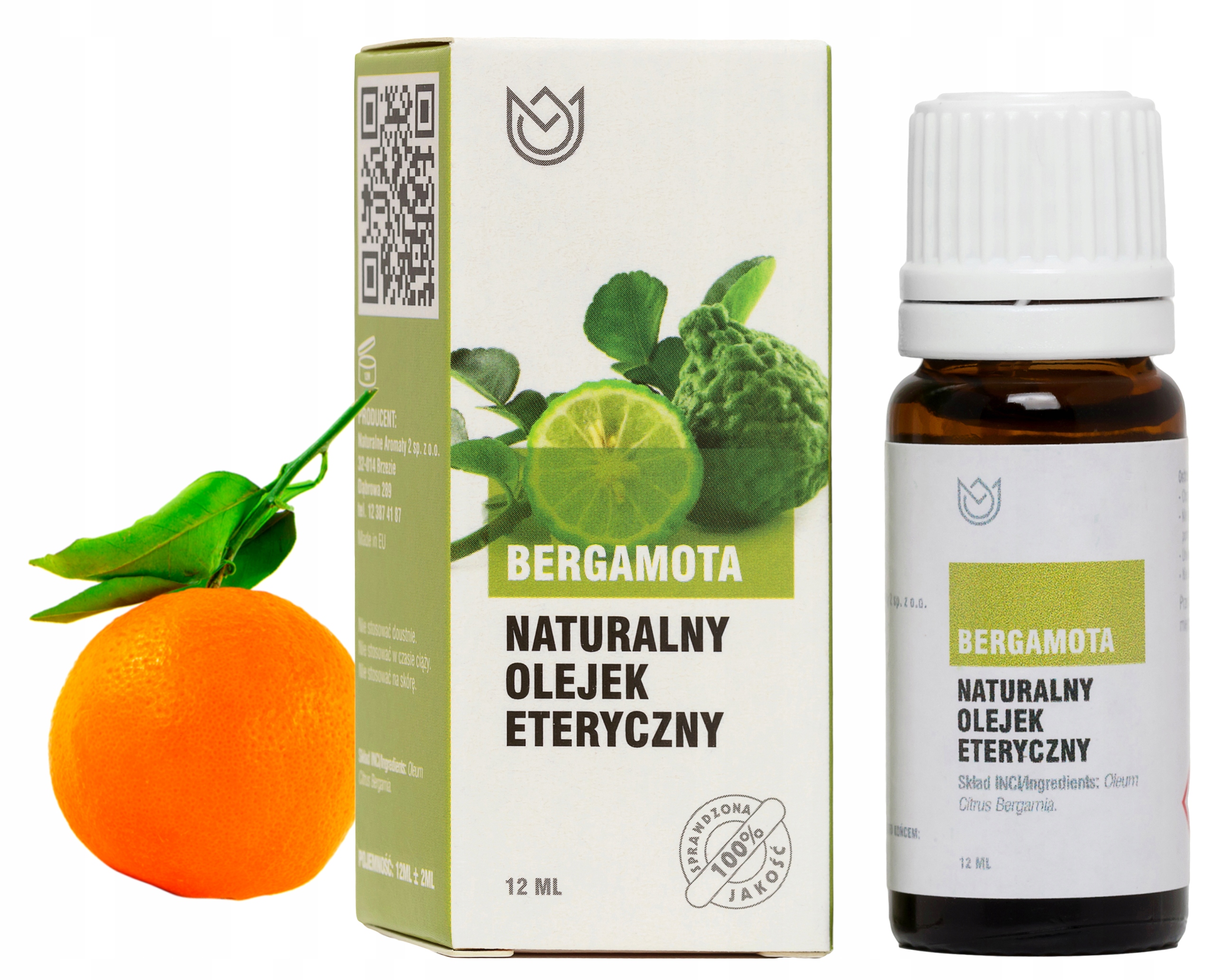 

Bergamota Olejek Eteryczny 12 ml, Bergamotowy