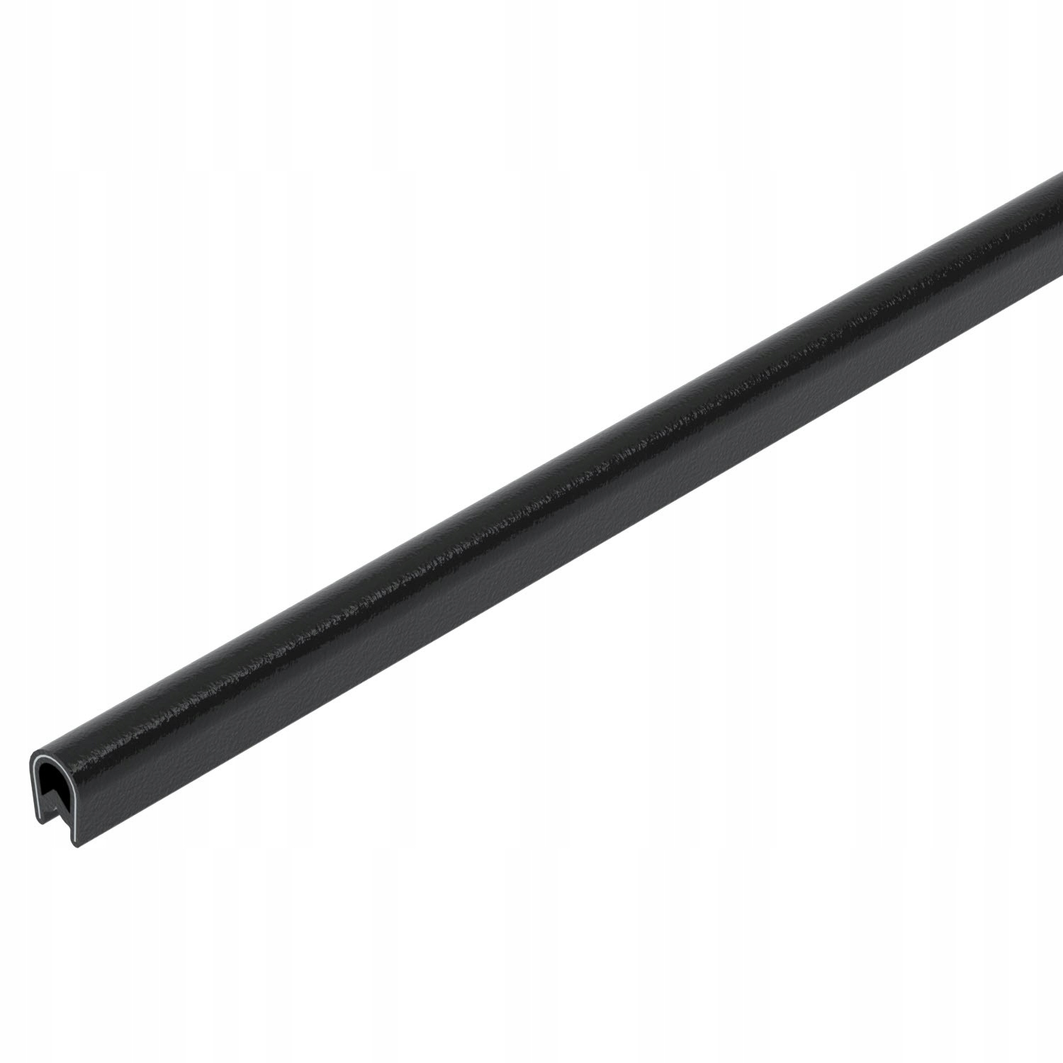 Osłona krawędzi korytek kablowych czarna Ksb 4 Pvc 6072895 /10m
