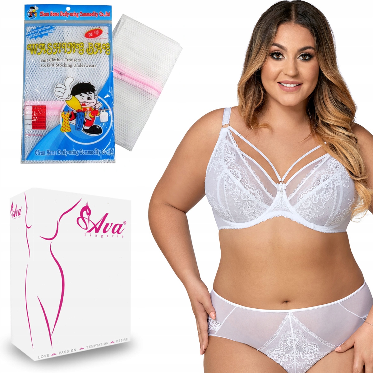 

Biustonosz Ava 1824 miękki Soft biały 85F