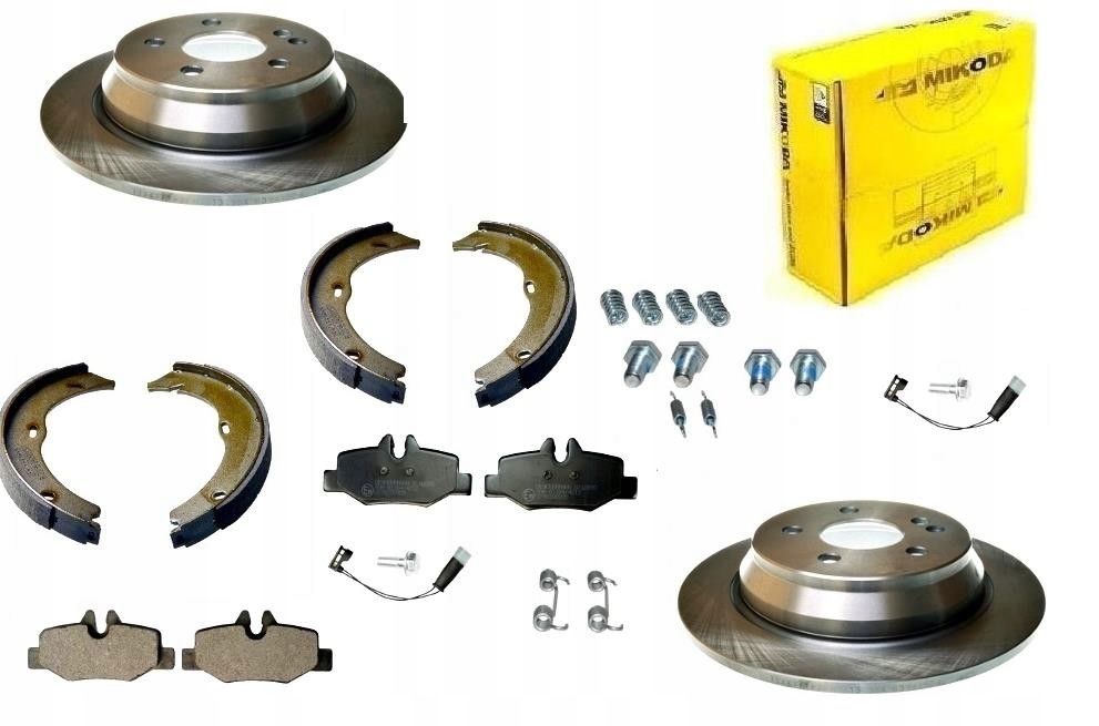 Kotouče Destičky Čelistí Senzory Spr Mercedes Vito II W639 Viano Zadní Sada