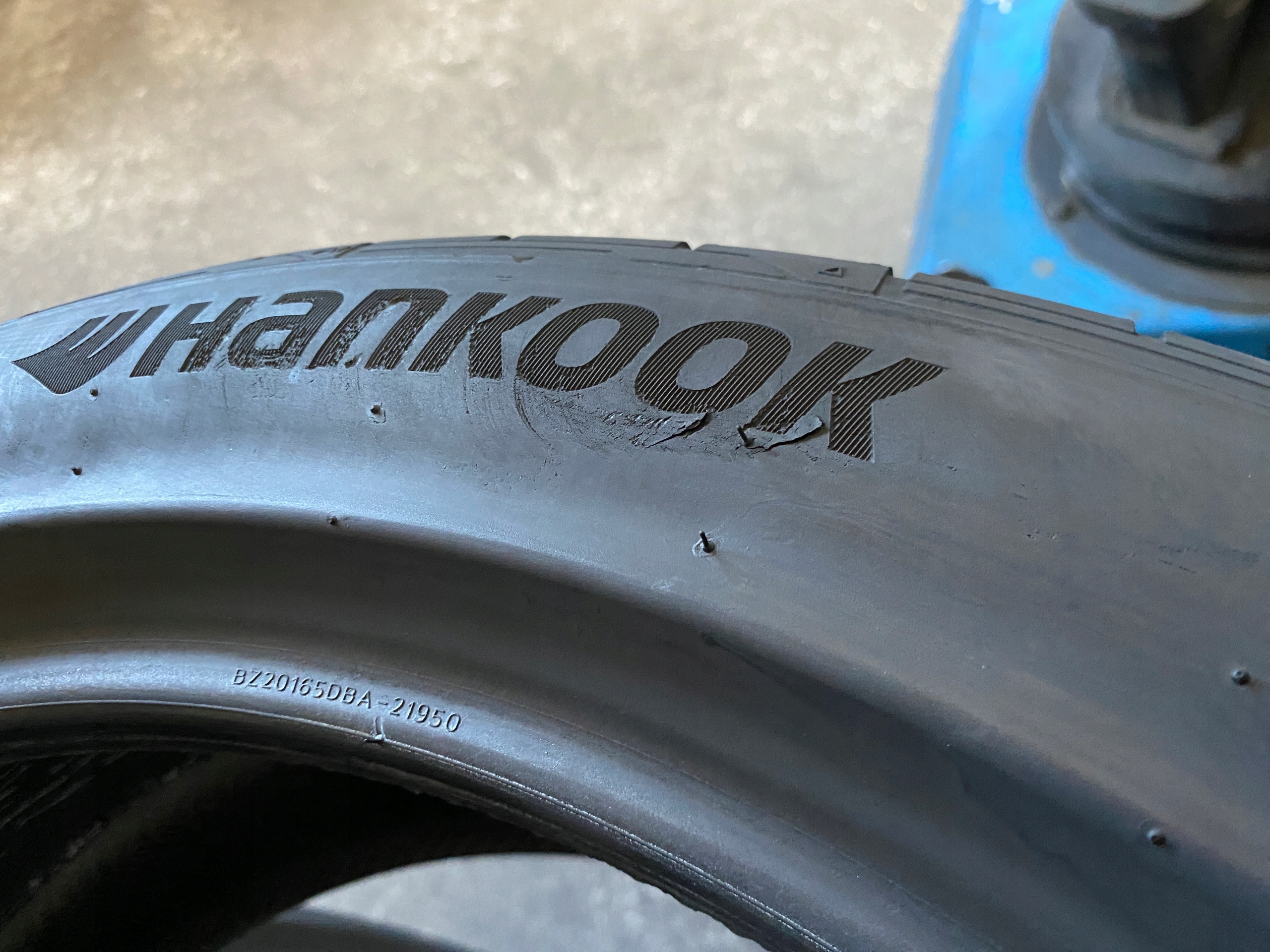 2 tyres summer 255/45R20 Hankook Ventus S1 Evo3