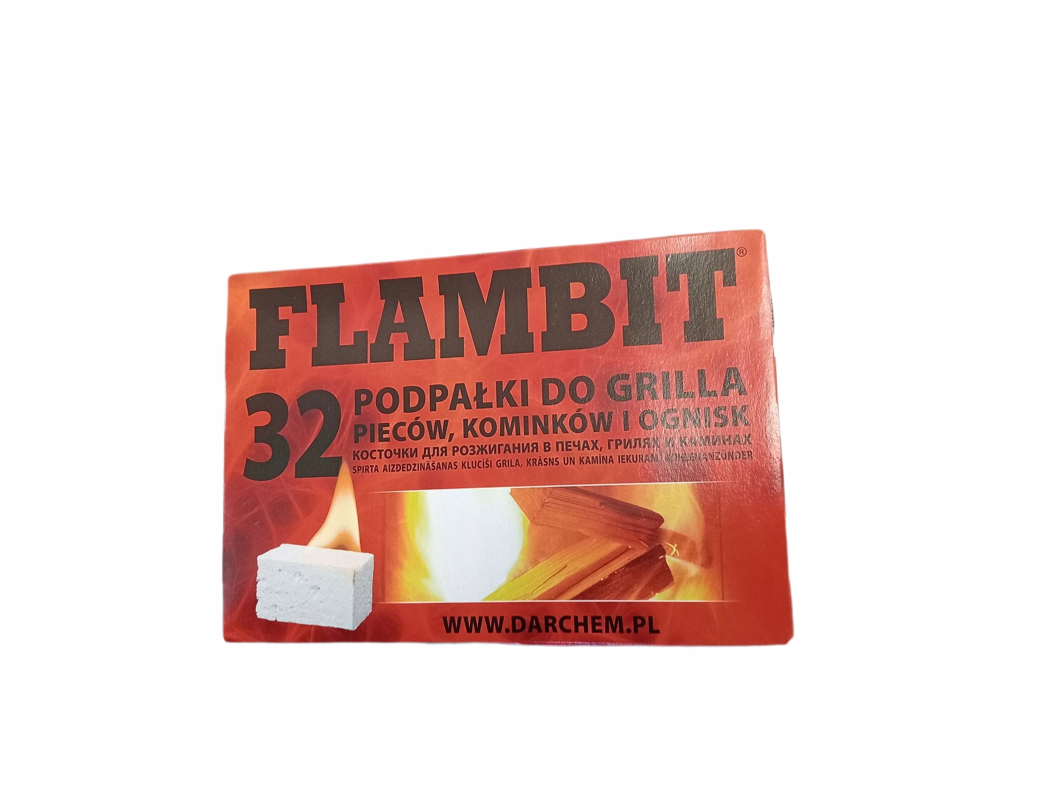 

Rozpałka do grilla Flambit biała 32 szt. 0,3 kg