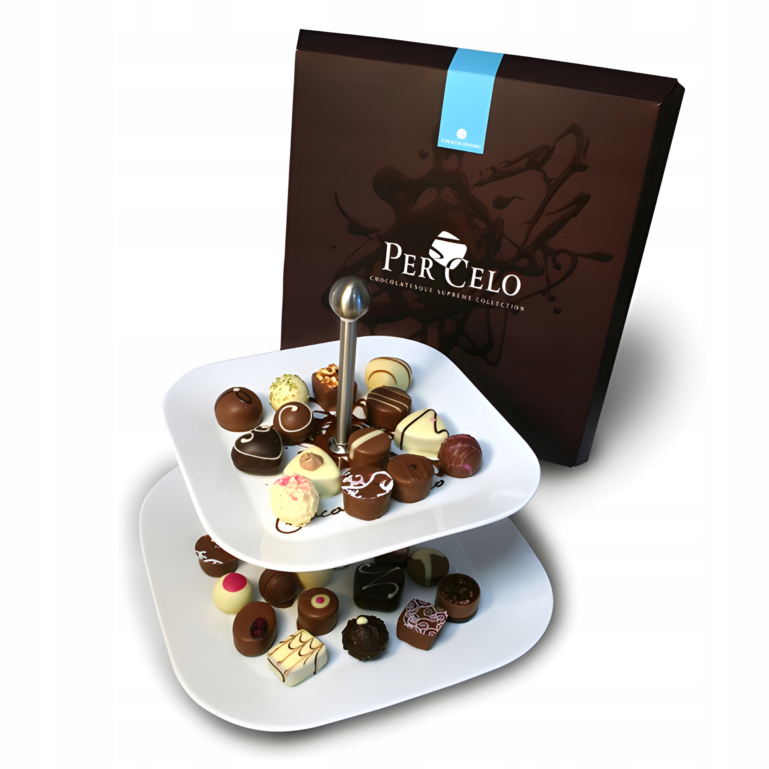 Levně Dárek na Velikonoce Narozeniny Belgické Pralinky Patera pro babičku 360 g