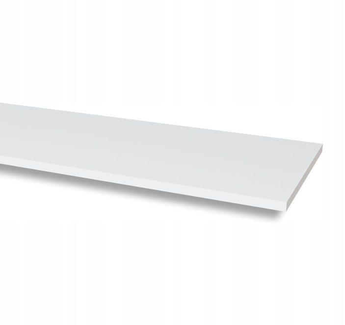 PÓŁKA PŁYTA BIAŁA LAMINOWANA 20 x 120 CM FORMATKA MEBLOWA BLAT
