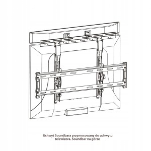 ART Uchwyt na głośnik soundbar G-03 Model G-03