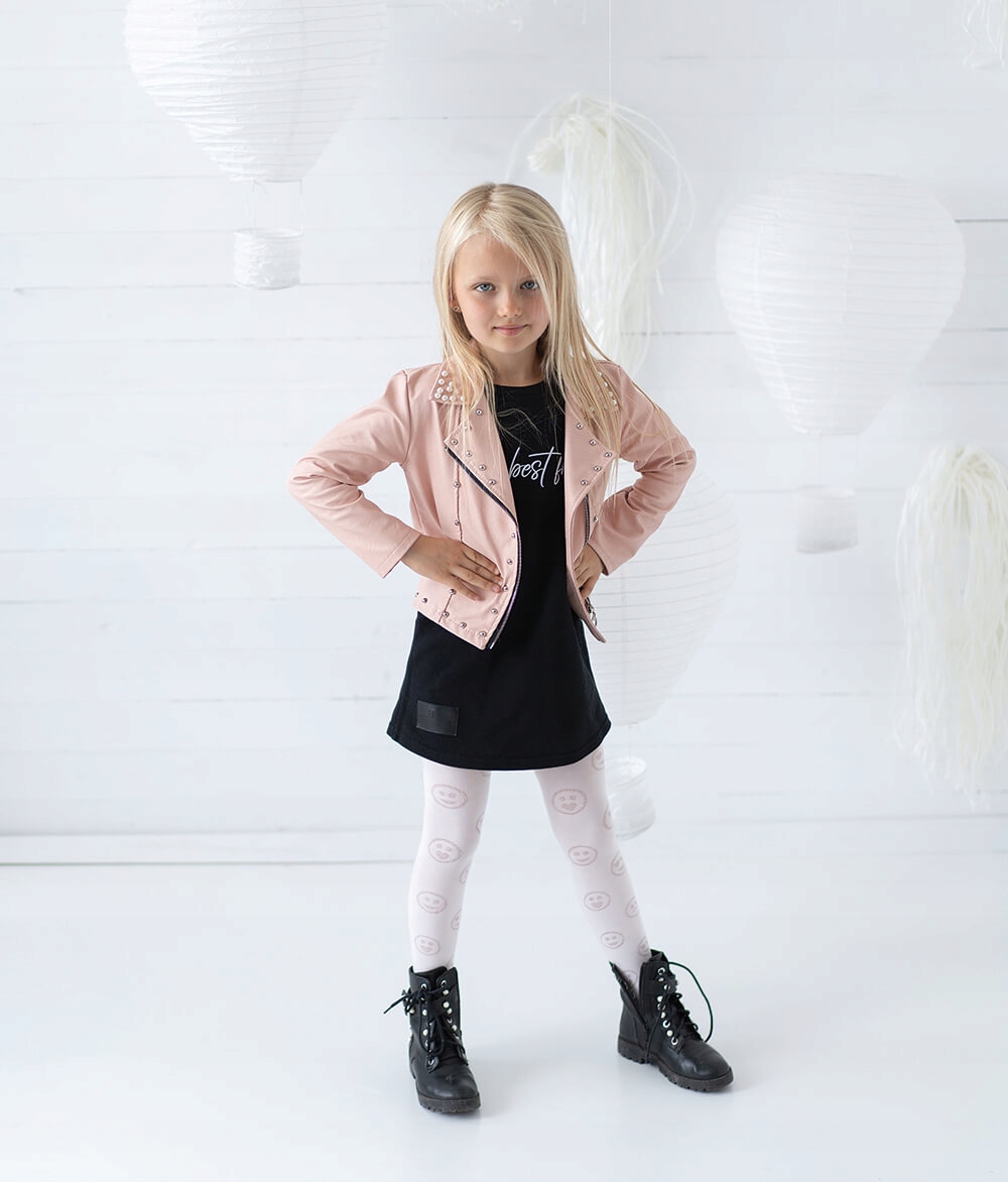 Rajstopy Knittex dziecięce MINKI cassis 122/128