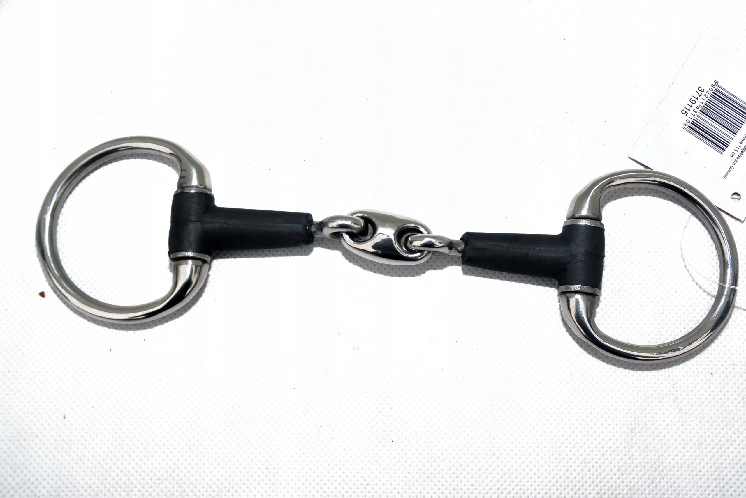 WĘDZIDŁO OLIWKOWE DWA RAZY GUMOWE ŁAMANE 13,5CM Rodzaj wędzidło oliwkowe