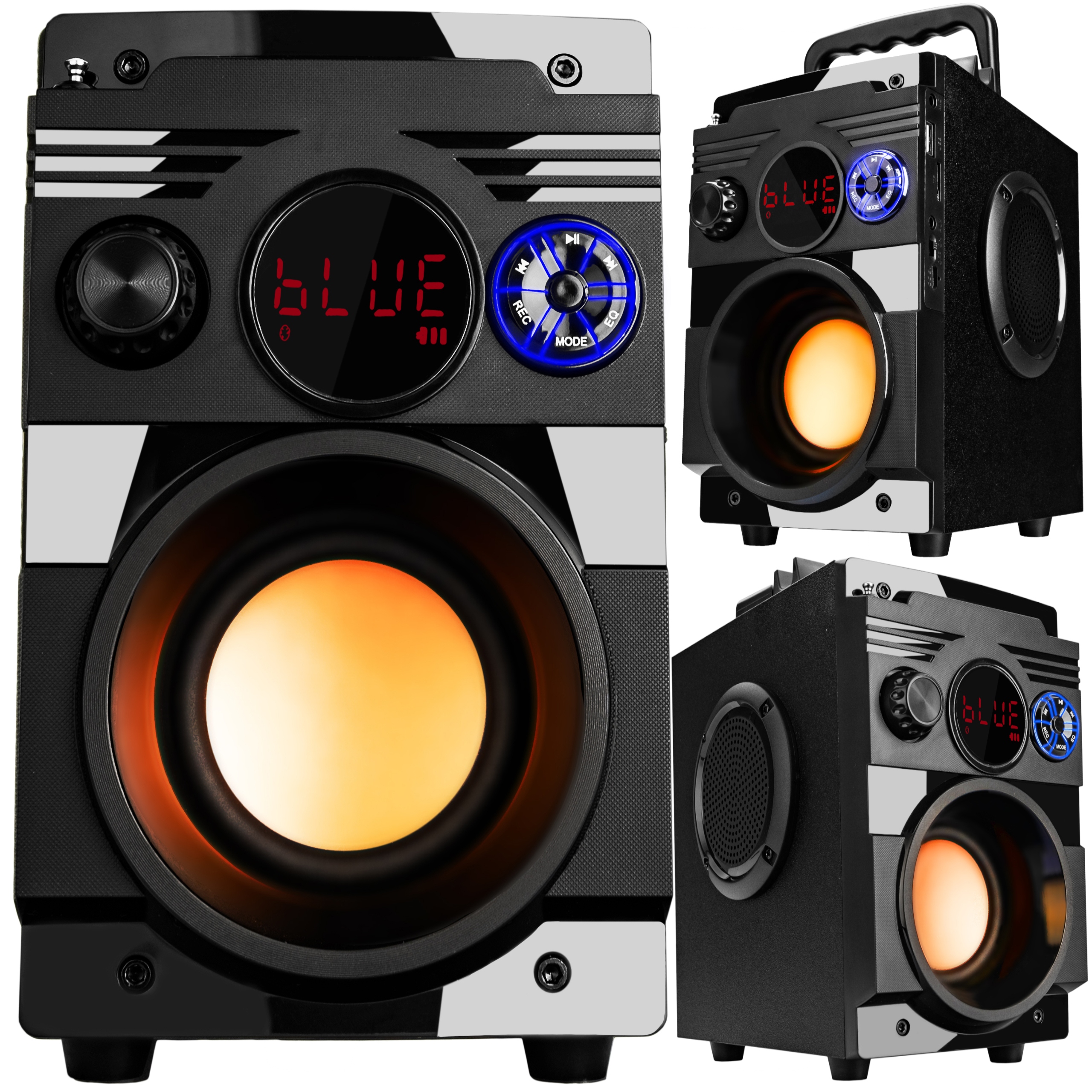 Radio Budowlane Fm Głośnik Bezprzewodowy Bluetooth Bt Kolumna Wieża Bazooka