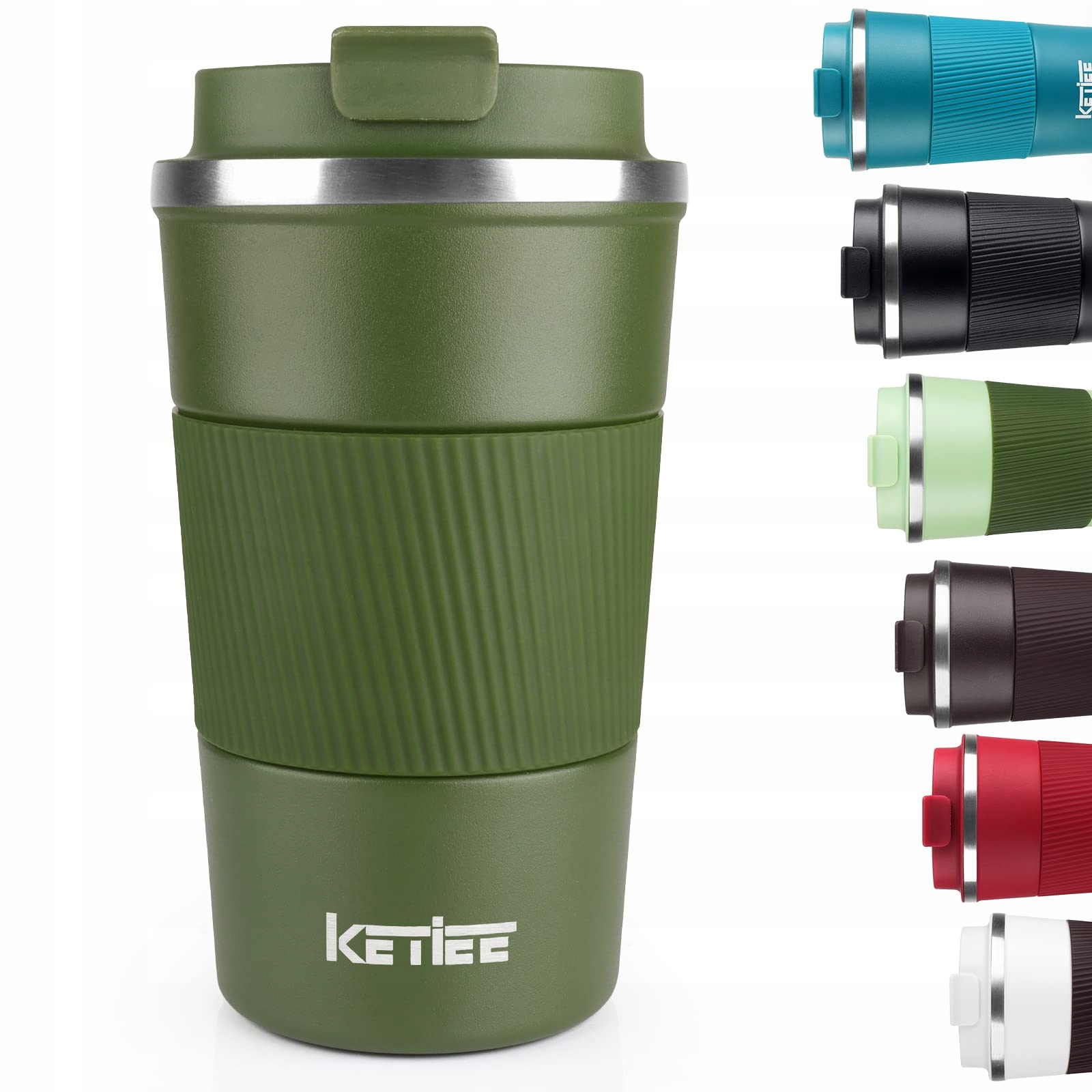 Termohrnek Ketiee 510 ml na kávu a čaj cestovní, izolovaný, bez Bpa