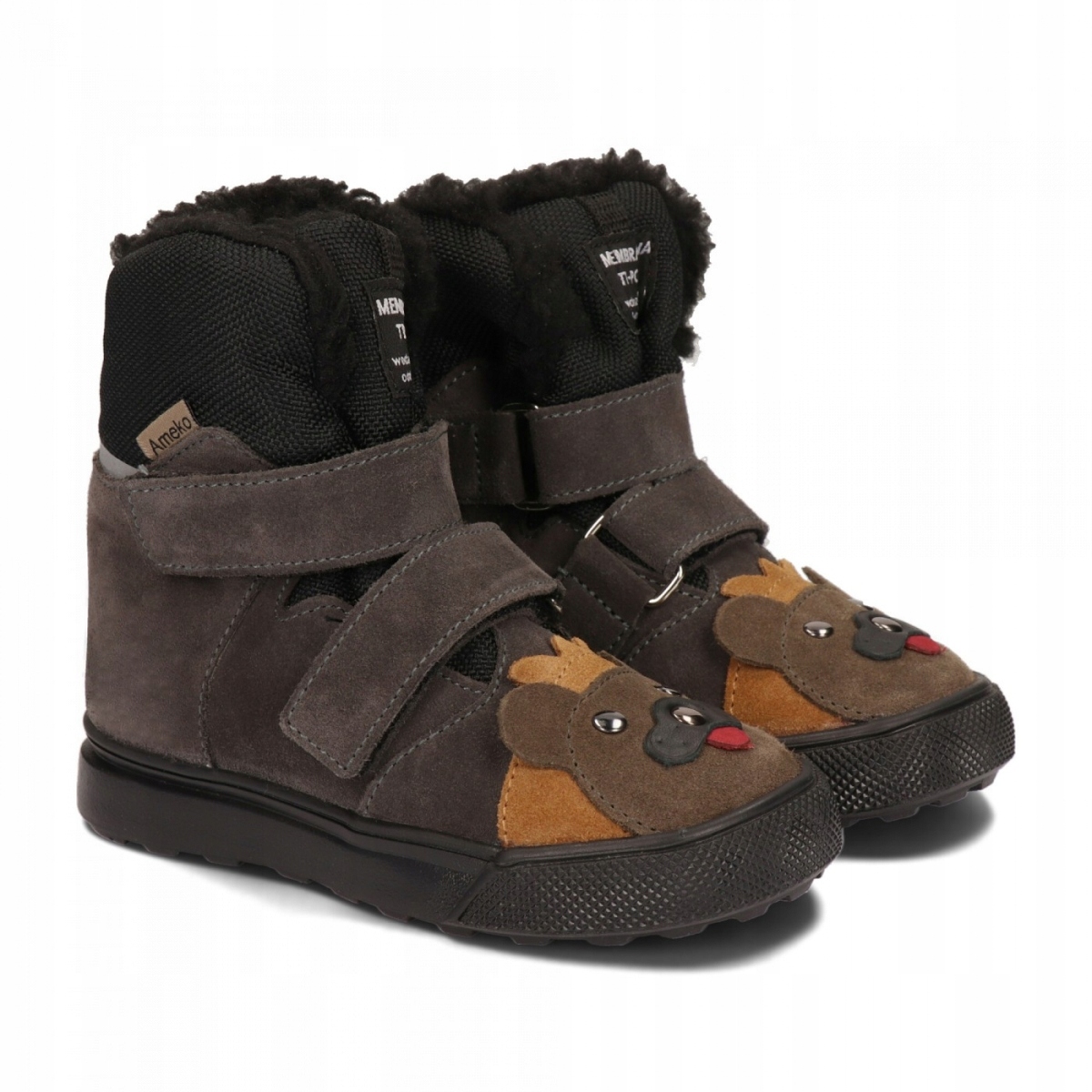 Trzewiki Ameko Alaska Lion Iron Te-por rzepy 29