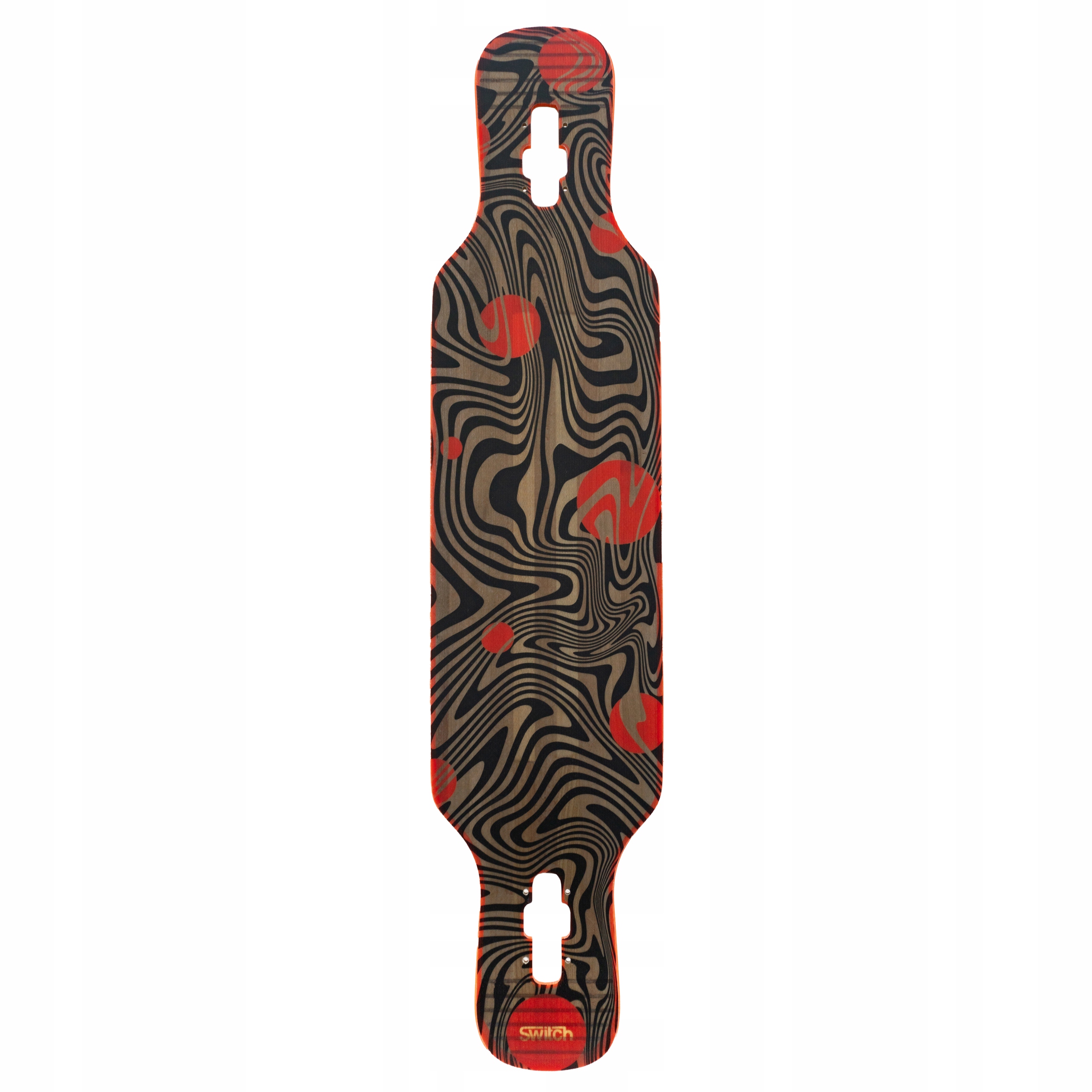 Switch Longboard Twin 41 freestyle Swirl, deska s blatníky