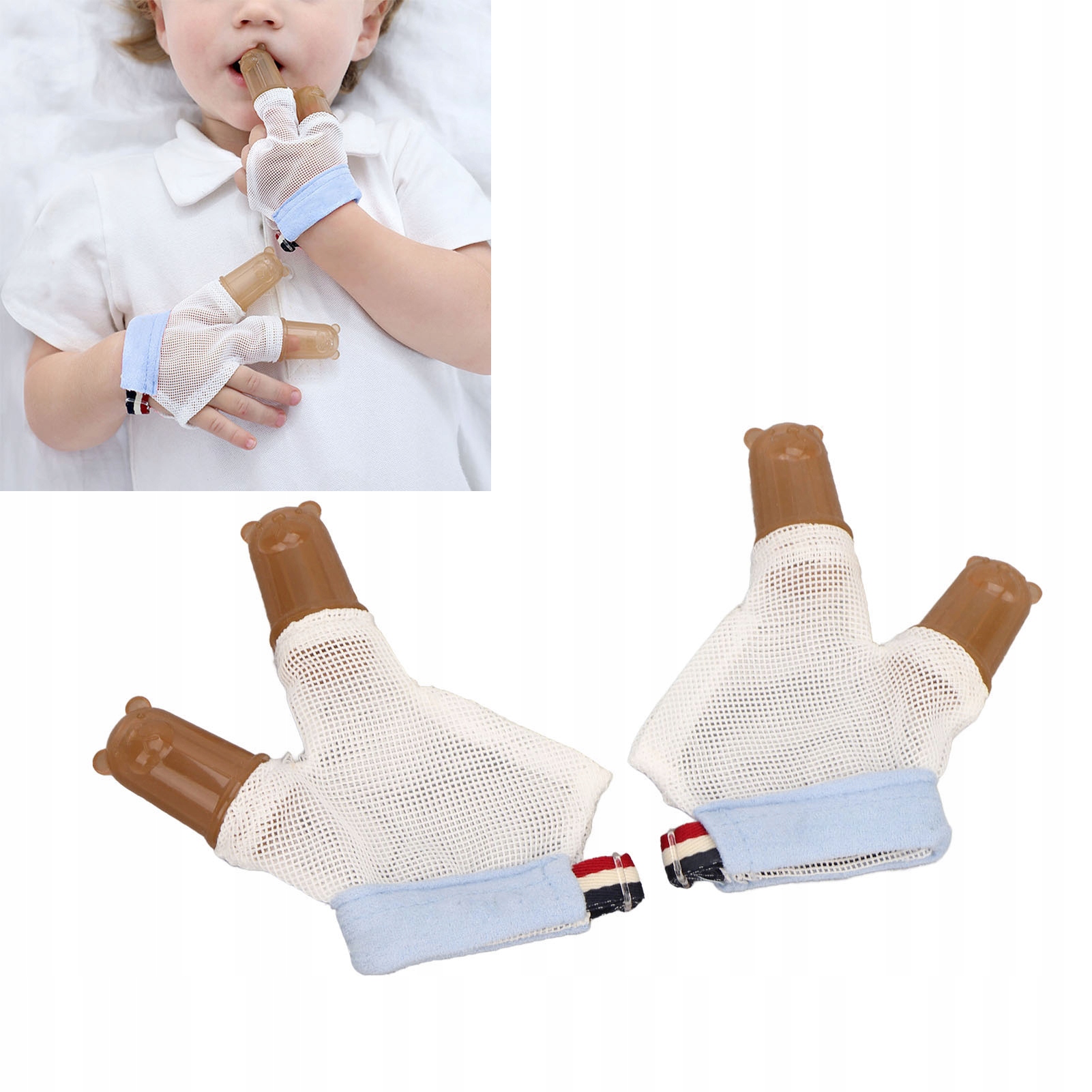 1 Para Baby Thumb Ssanie Stop Finger Guard