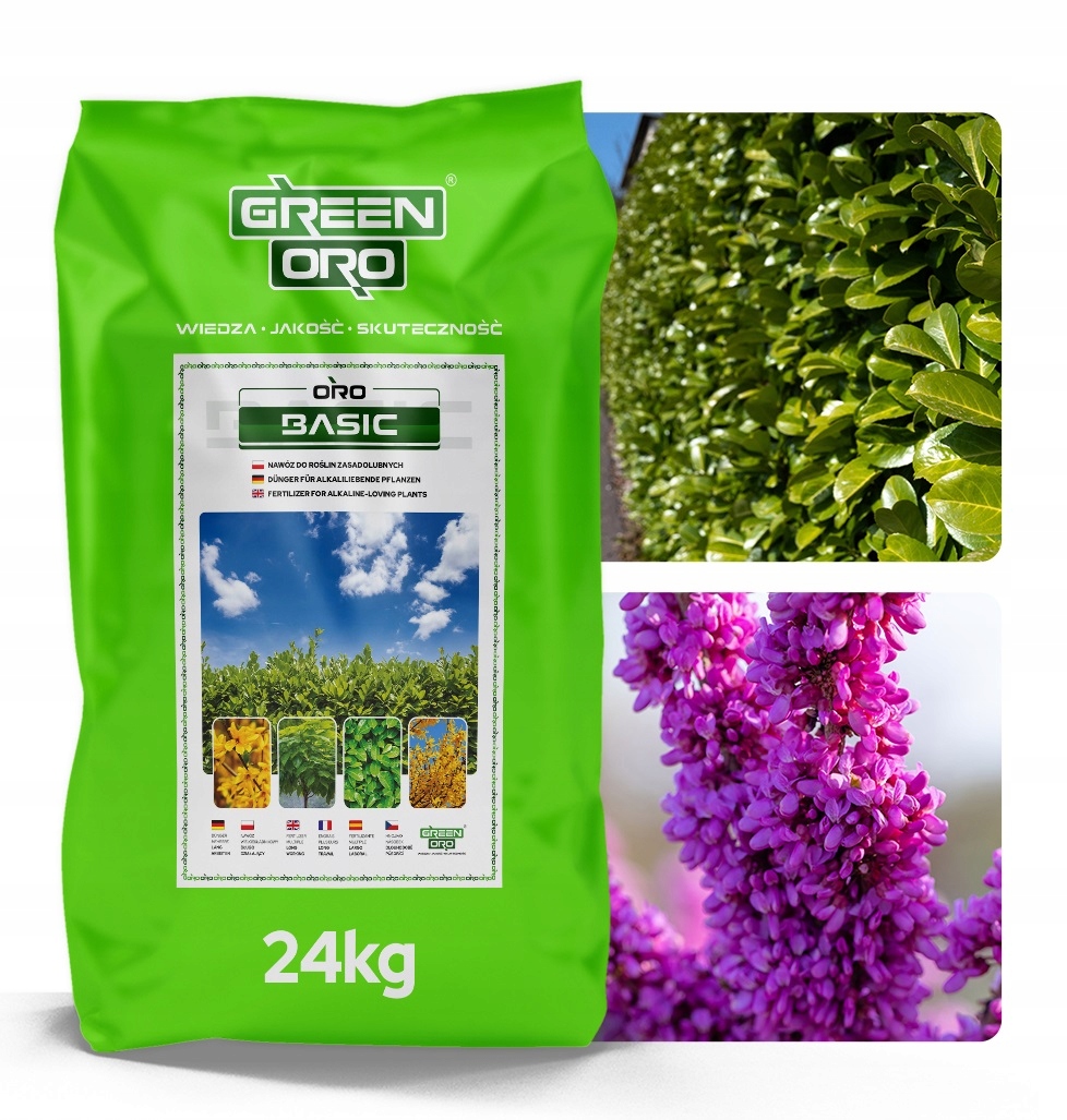 Nawóz do Laurowiśni Bukszpanów Żywopłotu Catalpy Berberysów 24kg Oro Basic