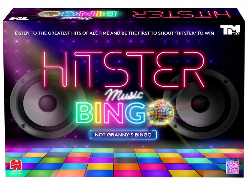 Muzyczne Bingo Gra rodzinna Imprezowa zestaw z kulą dyskotekową