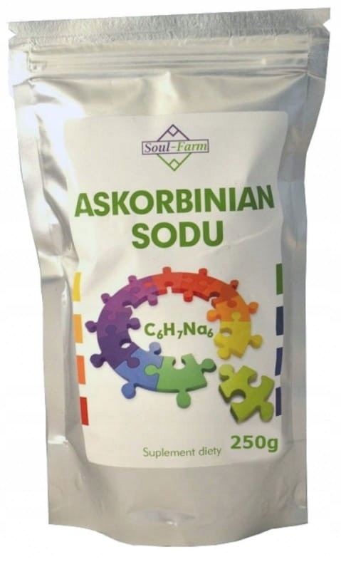 ASKORBINIAN SODU PROSZEK 250 g - SOUL FARM