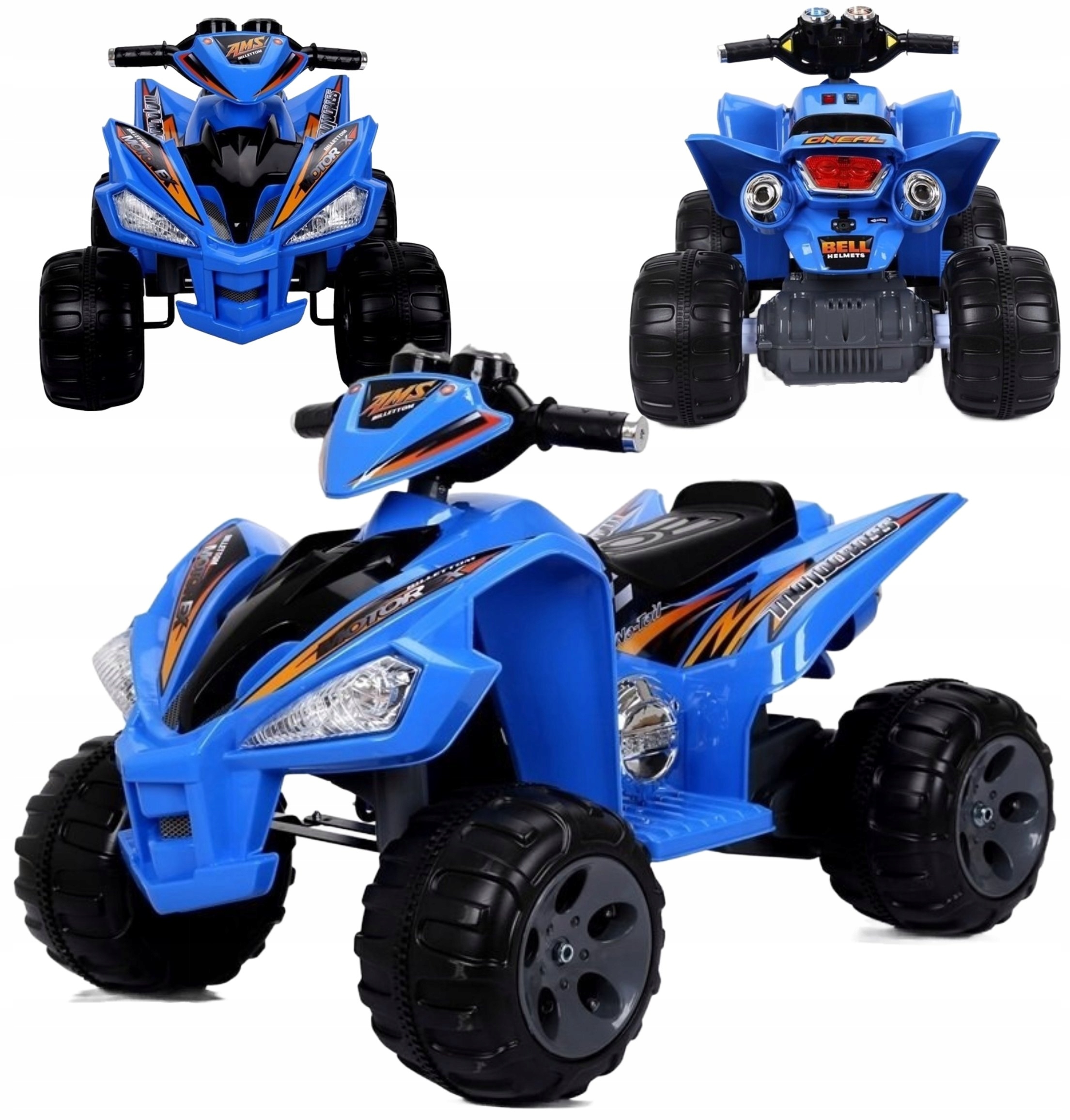 Quad Na Akumulator Dla Dzieci Pojazd Elektryczny 2x45W 12V 7Ah Dźwięki