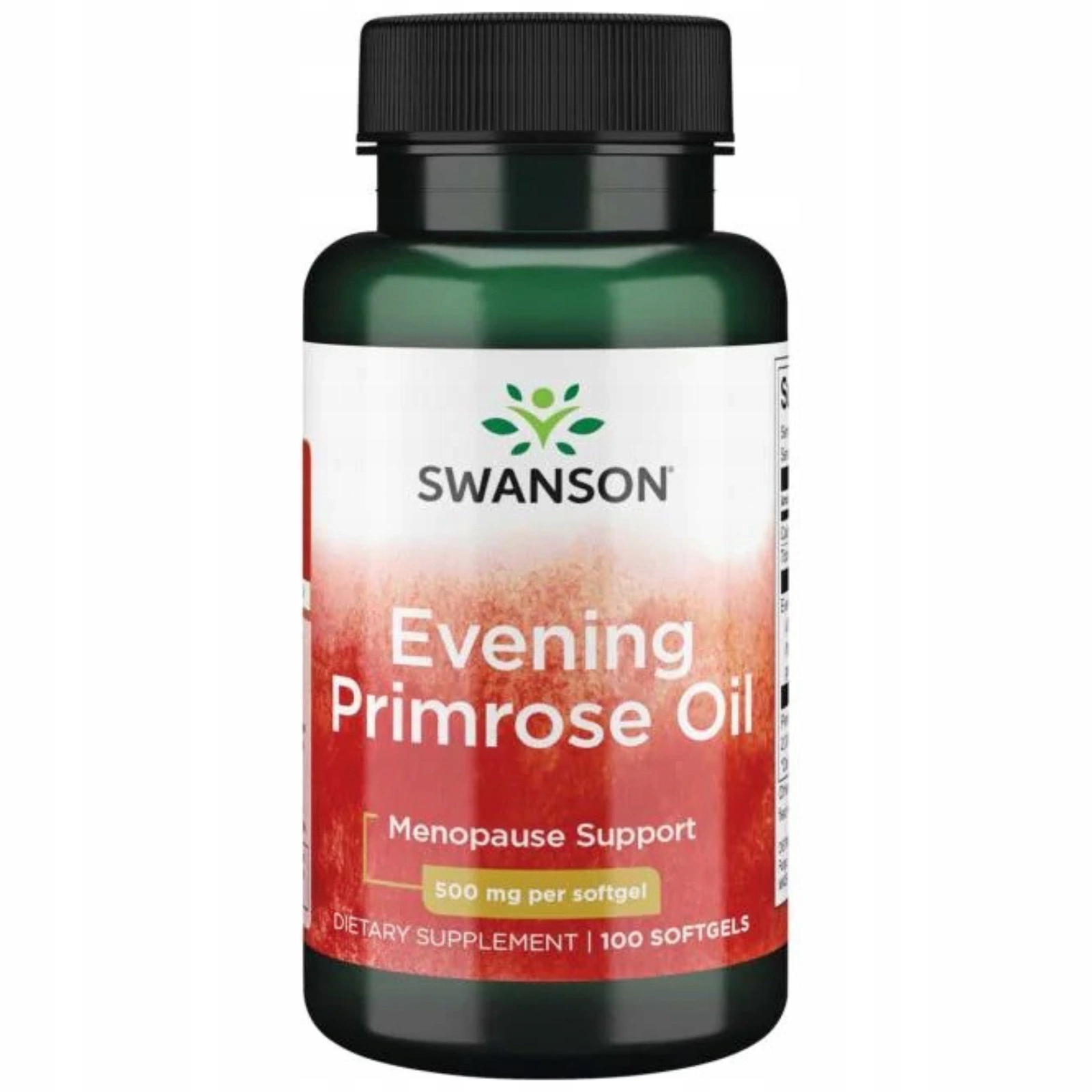 Swanson Olej Z Wiesiołka 500 mg 100 kap kwas Gla La Skóra Trądzik Odporność