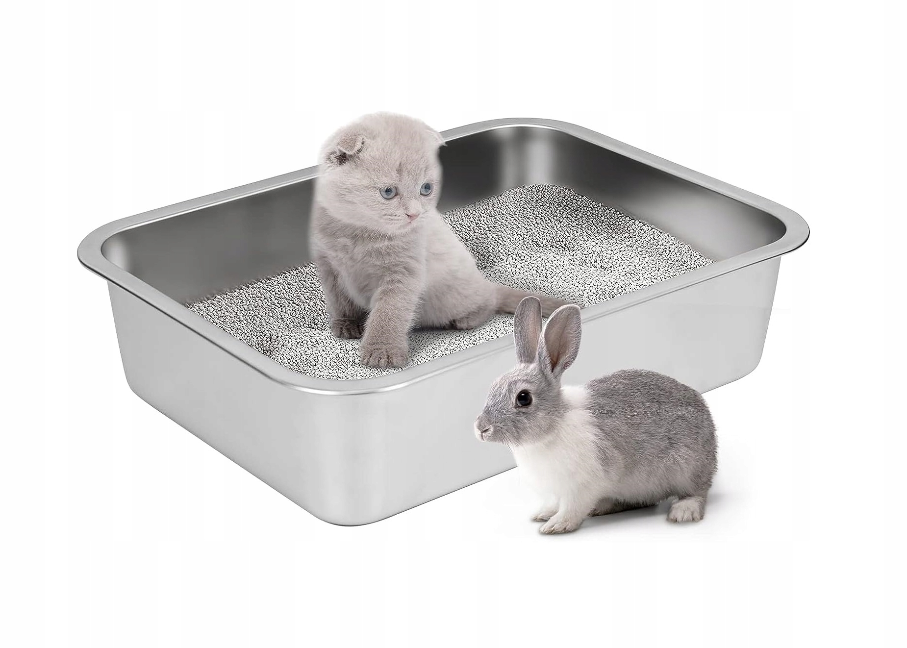 Levně Ikitchen otevřená kočičí toaleta 50 cm x 35 cm x 10 cm