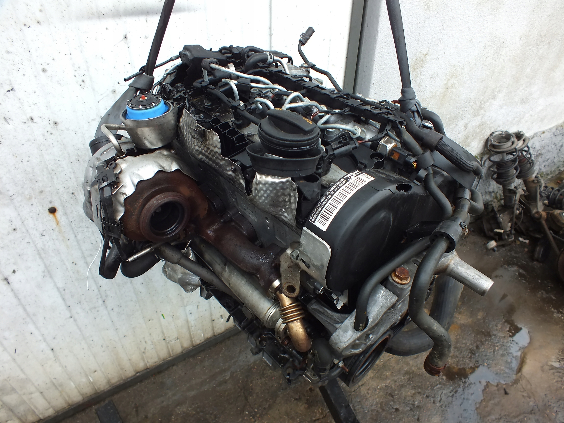 VW TIGUAN In 2.0 TDI ДВИГУН КОМПЛЕКТ CBB