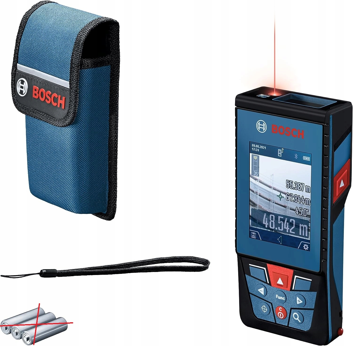 Bosch Professional Glm 100-25C Dalmierz Laserowy 100m precyzja 1.5mm etui