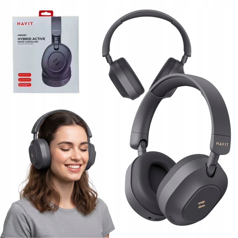 Słuchawki bezprzewodowe wokółuszne Havit H668BT