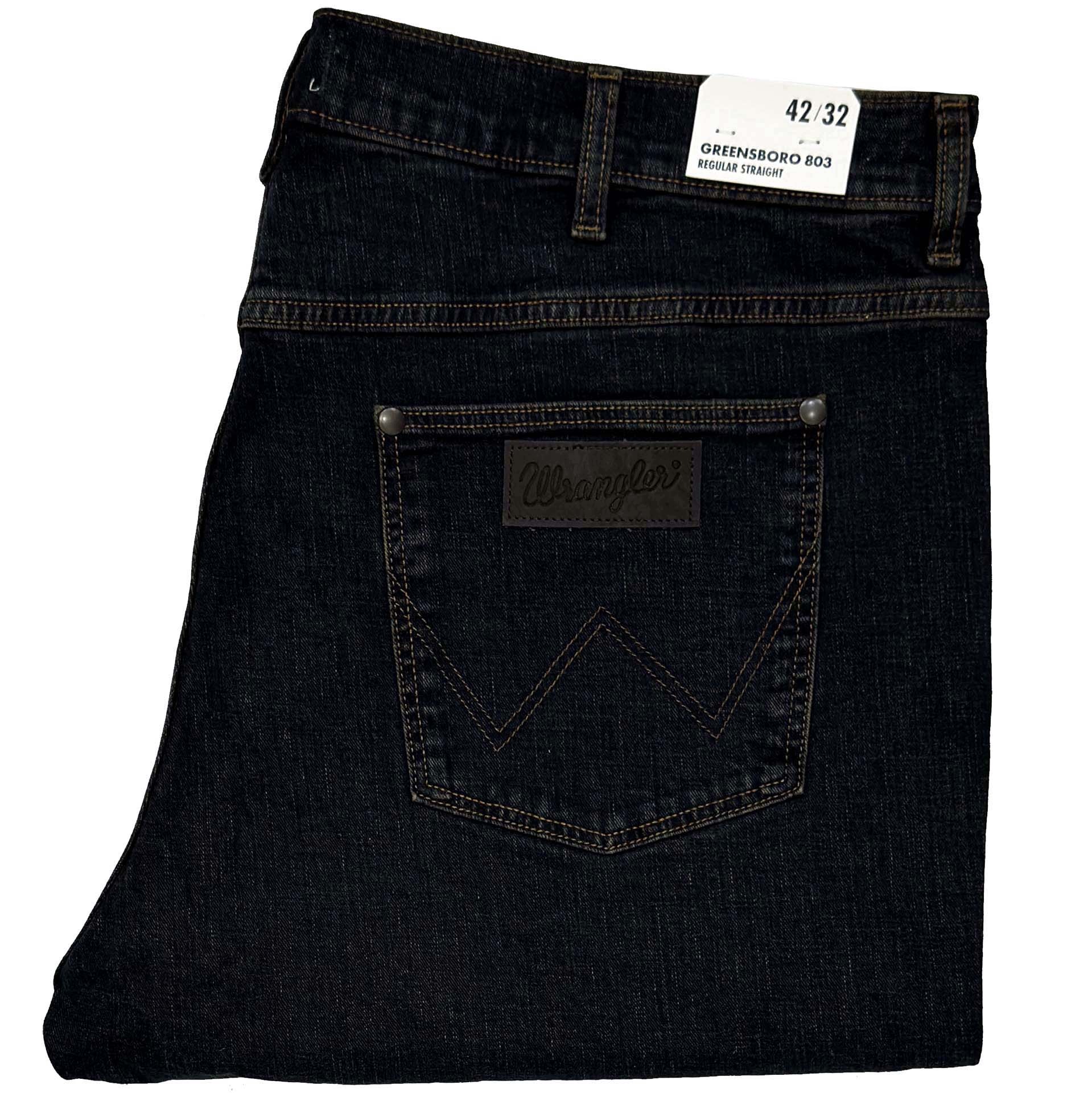 Wrangler Greensboro 803 Straight Nightfall pánské džíny W42 L32
