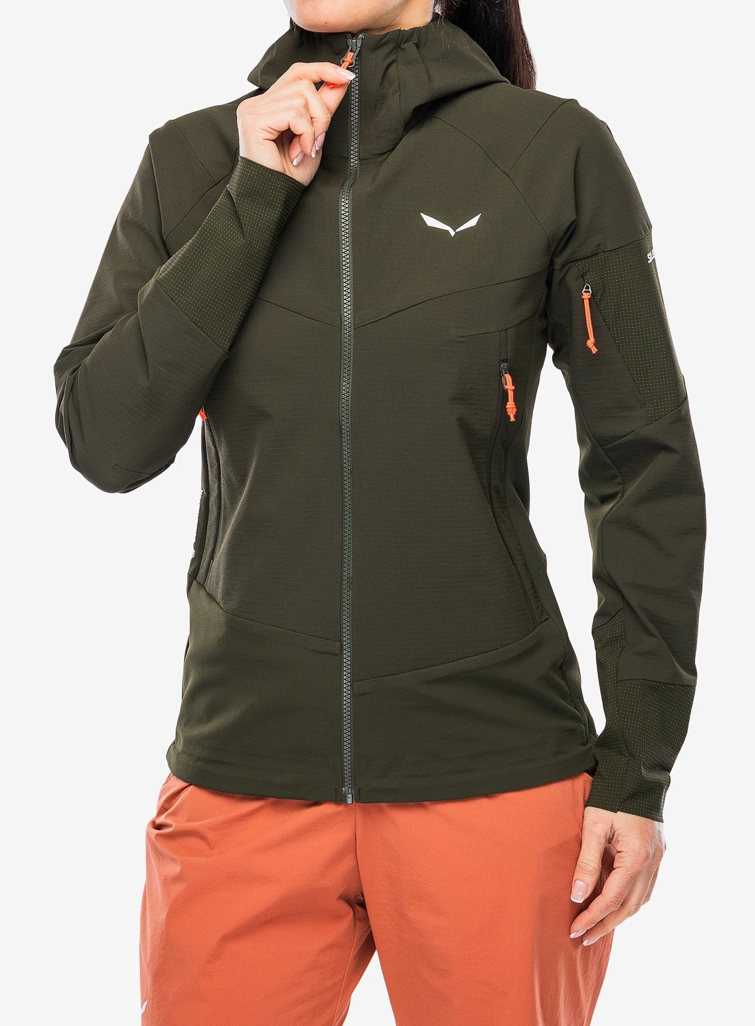 Kurtka softshell damska Salewa Agner Dst Jacket dark olive Xs
