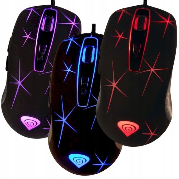 Herní Podsvícená Myš Genesis Krypton 110 Optická Myš Pro Hráče Rgb