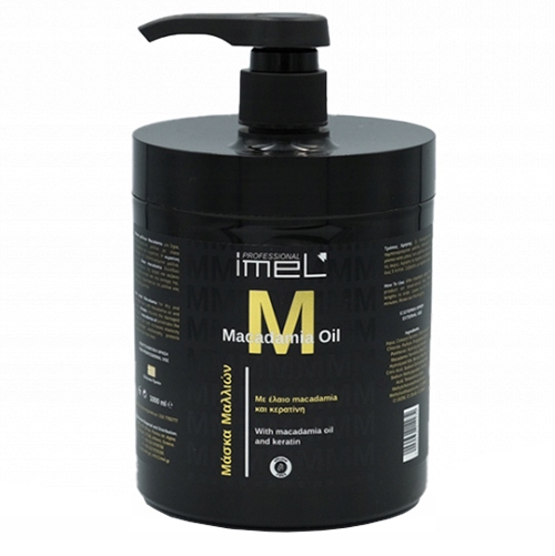 Imel Macadamia Maska Pro Poškozené Vlasy S Makadamovým Olejem 1000 ML 1 L