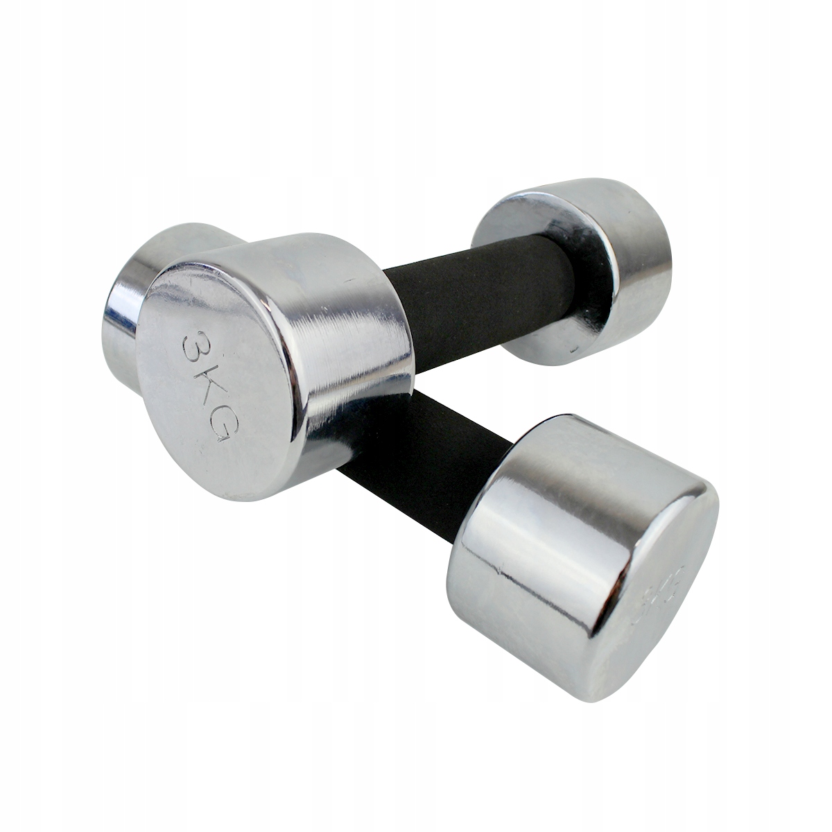 

Zestaw Hantli Hantelków do Ćwiczeń 2 x 3 Kg Chrom