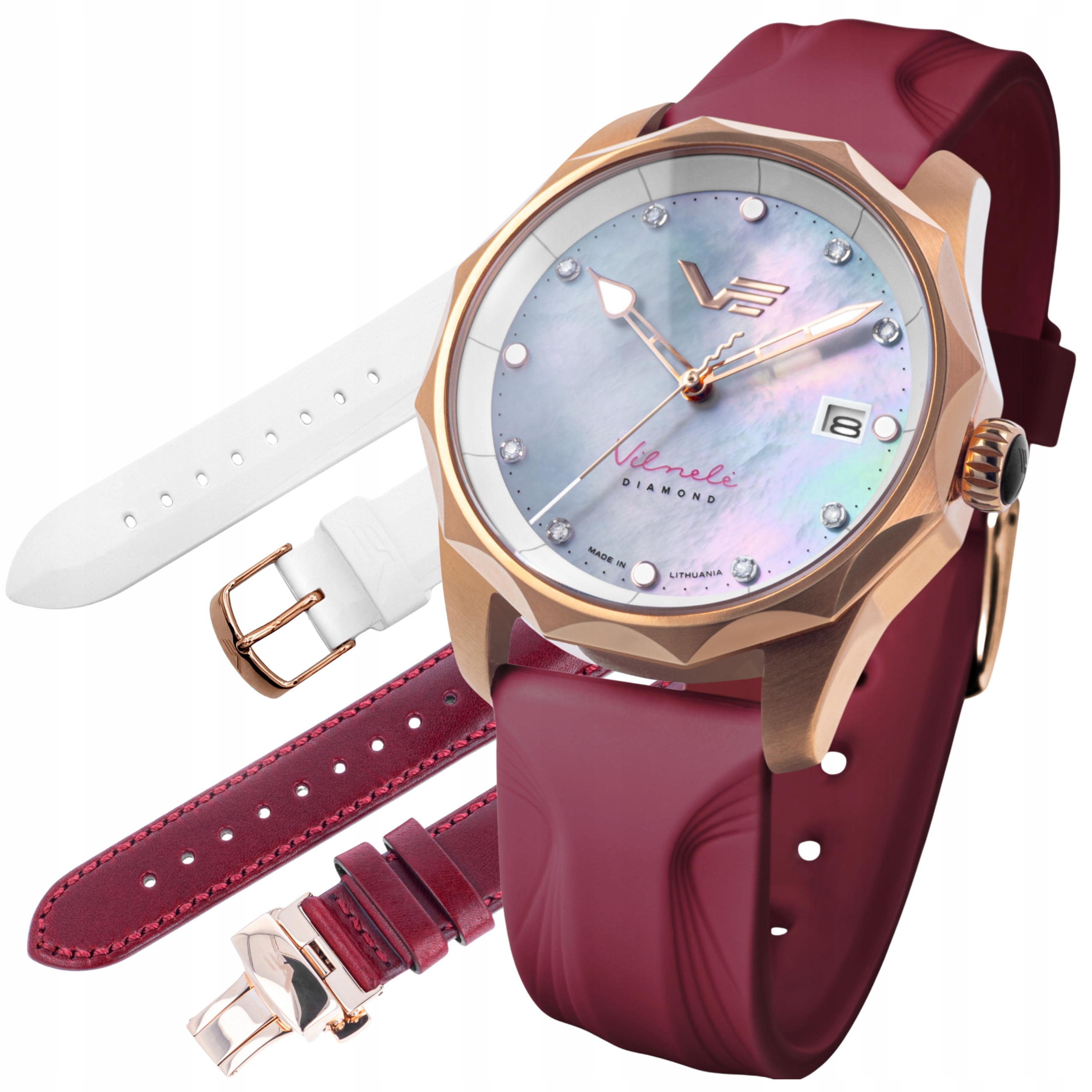 Nové originální dámské hodinky Vostok Europe VS42-125B754-BO Diamanty, datum