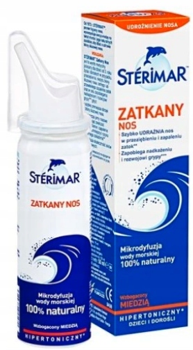 

Sterimar Zatkany Nos Roztwór hipertoniczny 50 ml
