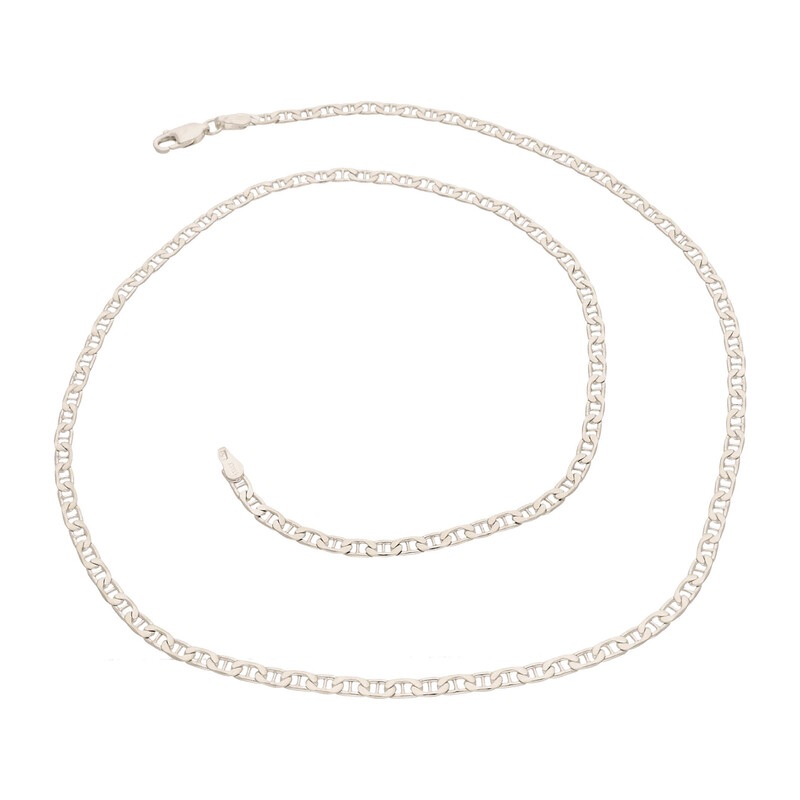 Stříbrný řetízek 925 marina 50 cm stylový, elegantní pro ženy r50