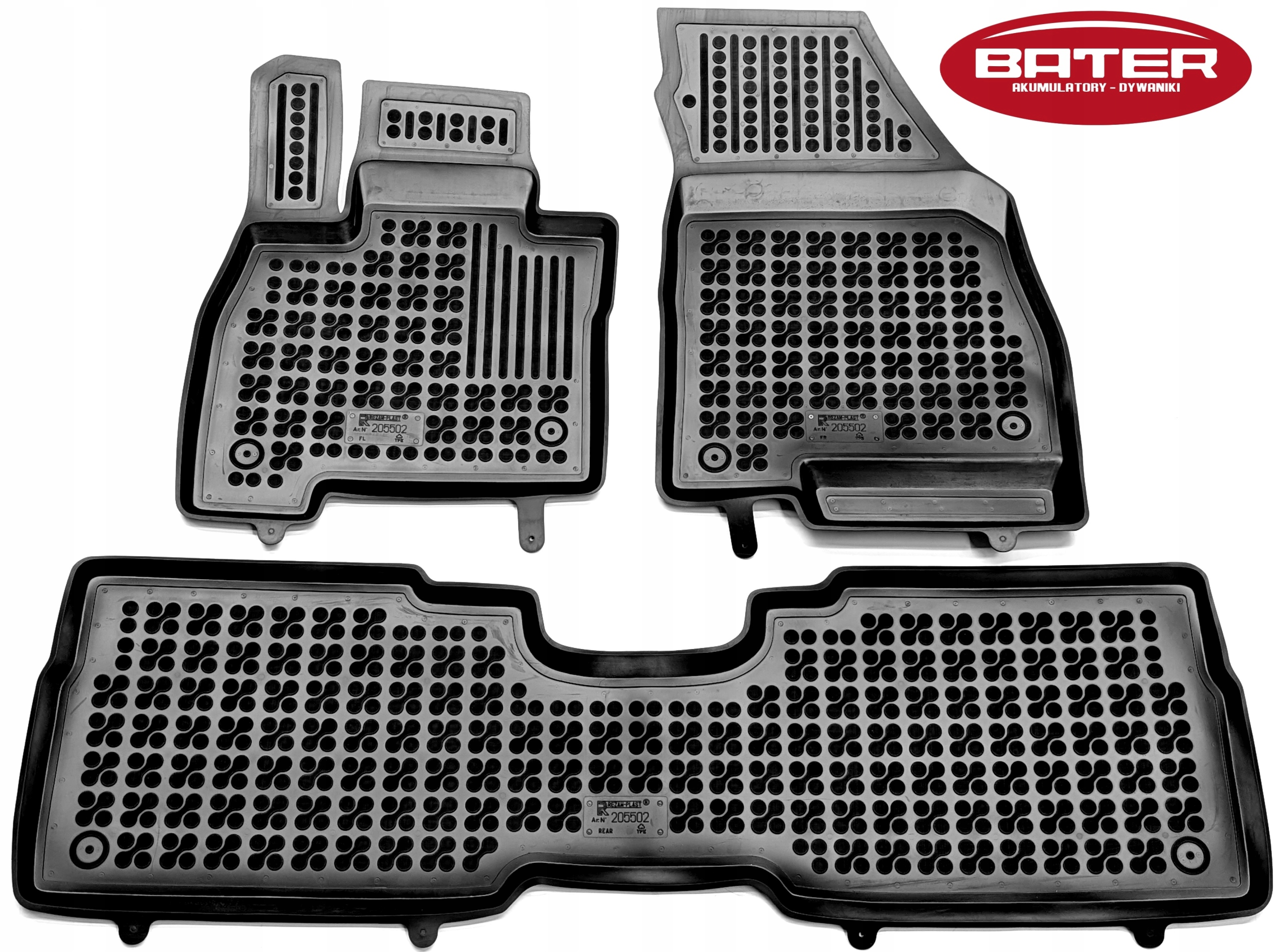 Jaecoo 7 Hybrid (phev) od 2025 dywaniki gumowe korytkowe Rezaw- Plast