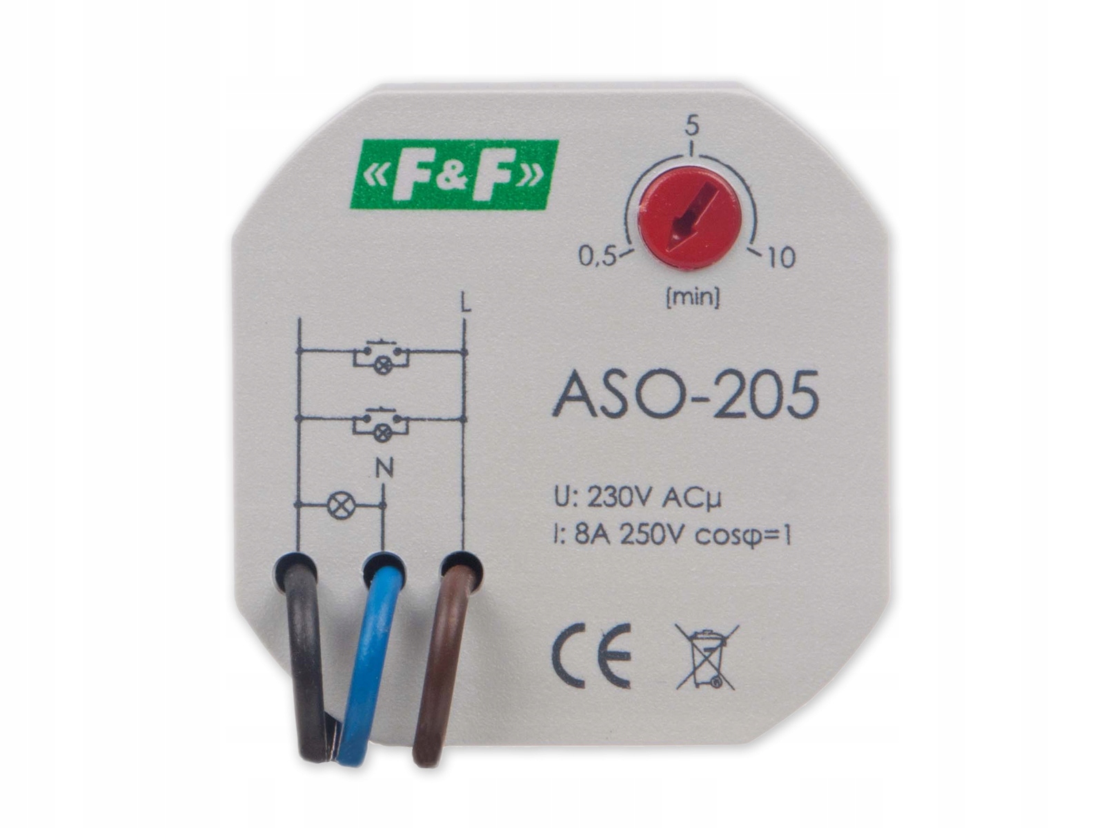 

F&f Automat schodowy do puszki ASO-205 230V