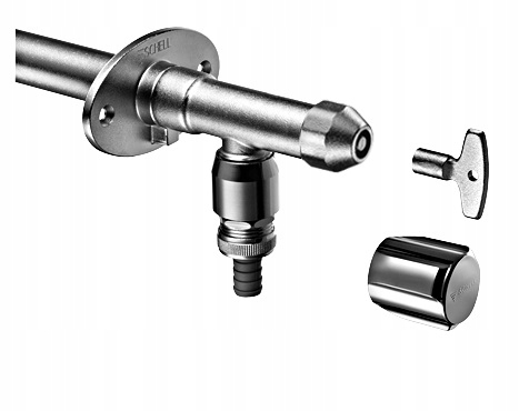 Schell Vonkajší Ventil 1/2'' Polar II, Chróm Hlava