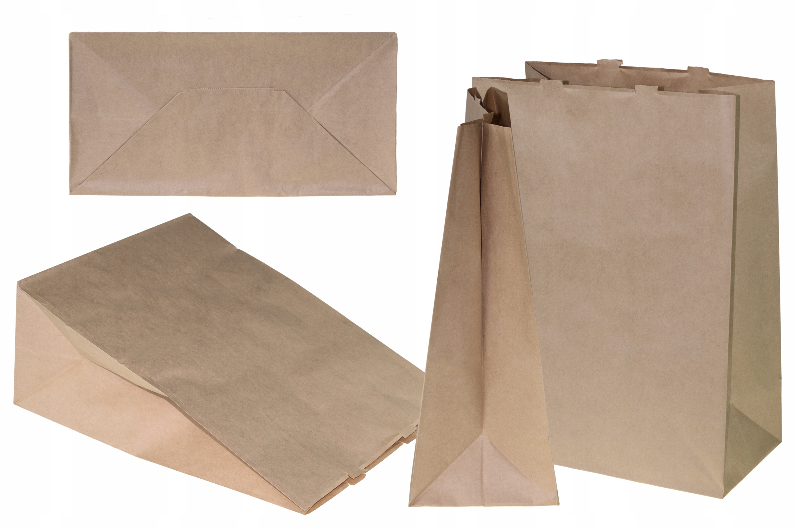 

Torby Papierowe 32x16x39cm Bez Uchwytów 50 sztuk