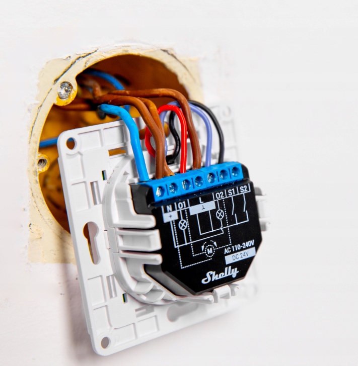 Shelly Plus 2PM sterownik rolet bram markiz WiFi Seria Shelly Plus 2PM