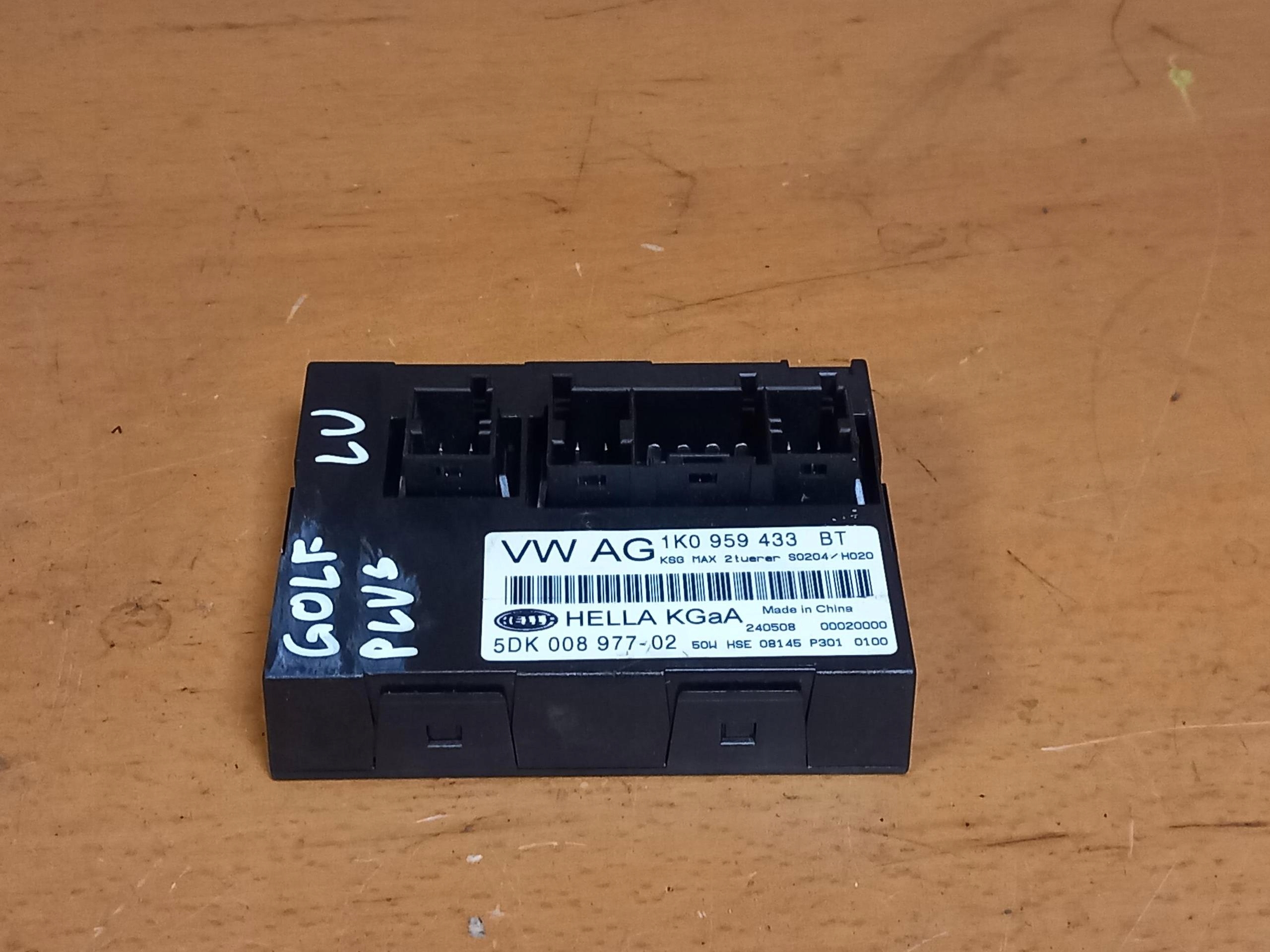 module control unit KOMFORTU VW GOLF plus 1K0959433BT 08-14