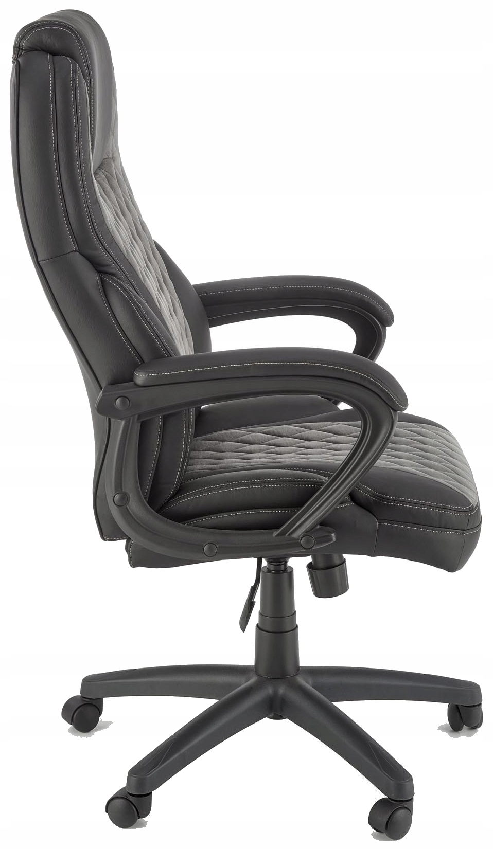 Fotel do biurka wygodny CZARNY GANDALF Halmar Minimalna wysokość siedziska 45 cm