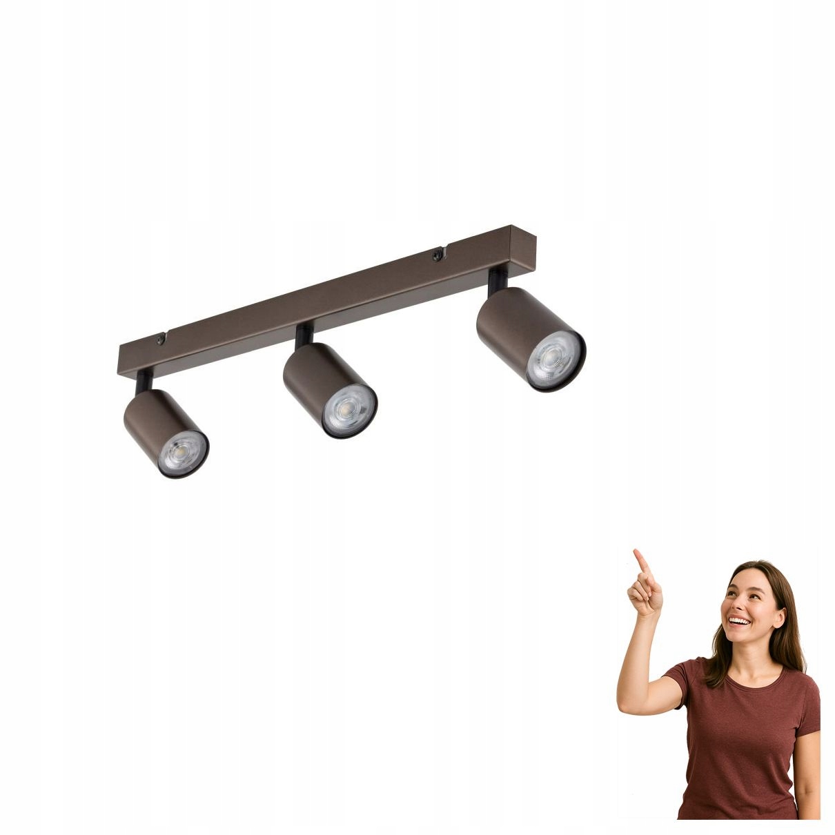 Spotová reflektorová lampa Top Brown 6181 Tk Lighting