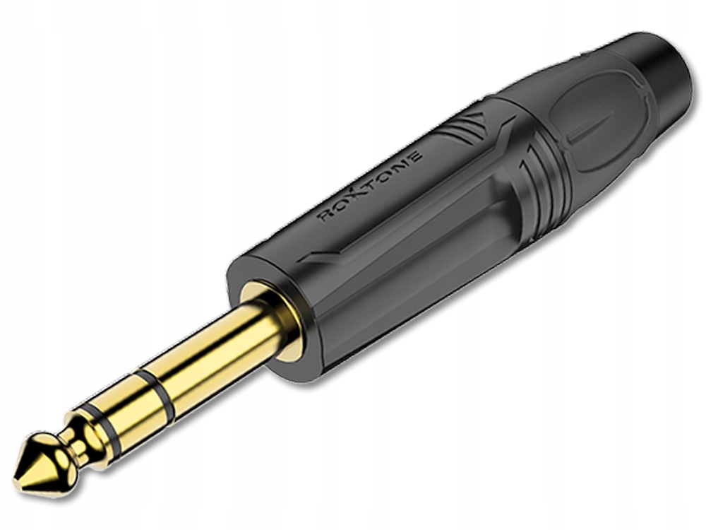 ROXTONE RJ3P-BG ZŁOCONY WTYK JACK 6,3mm STEREO