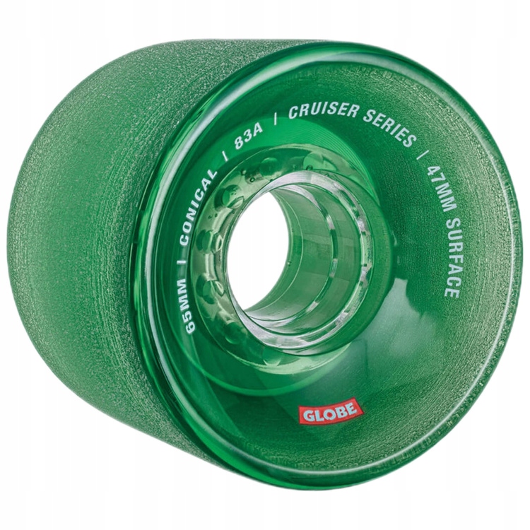 Kolečka pro longboard Globe Conical Cruiser Clear Forest Zelená 65 mm