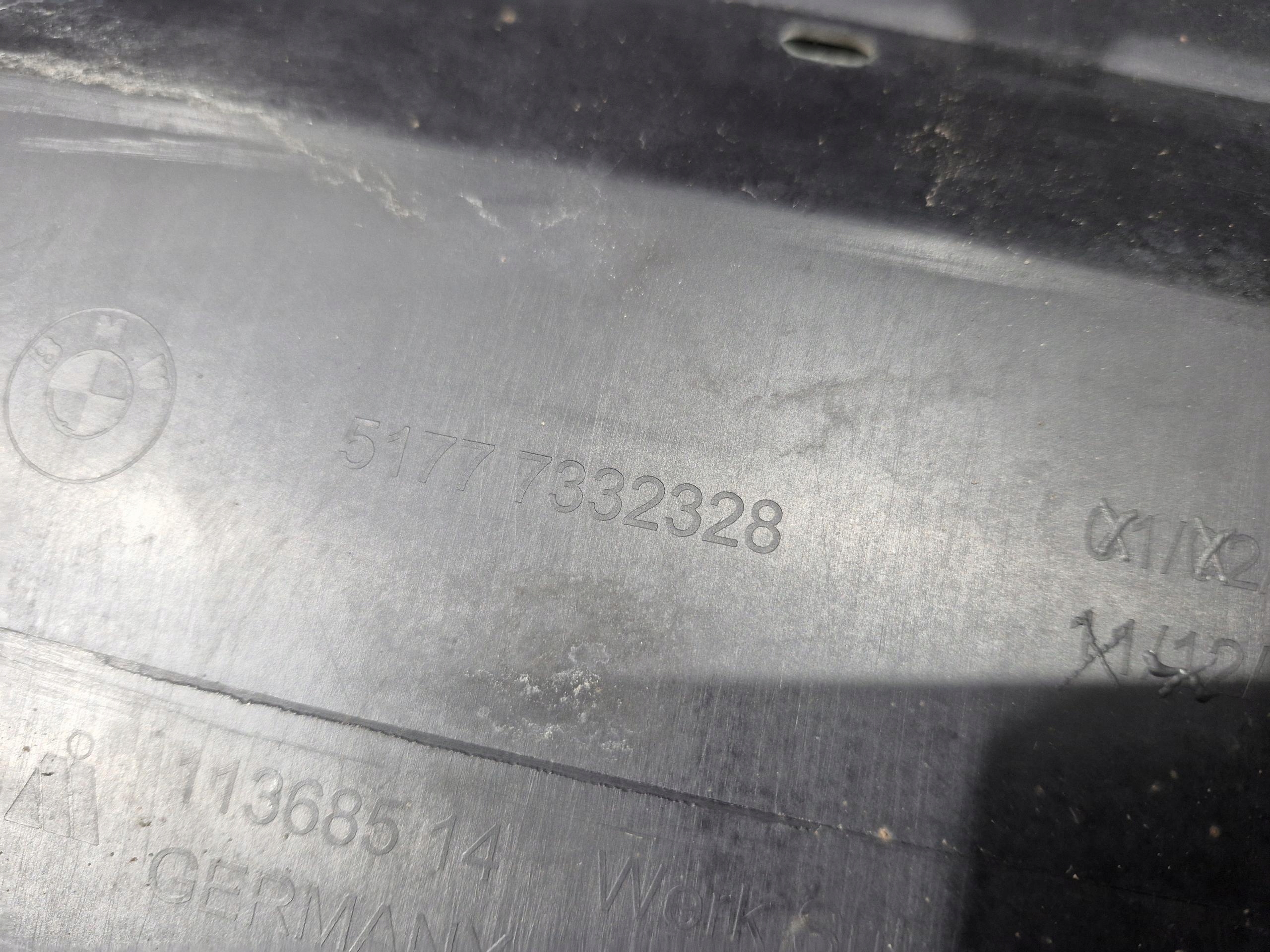 BMW X1 F48 moulding cap threshold right 7332328